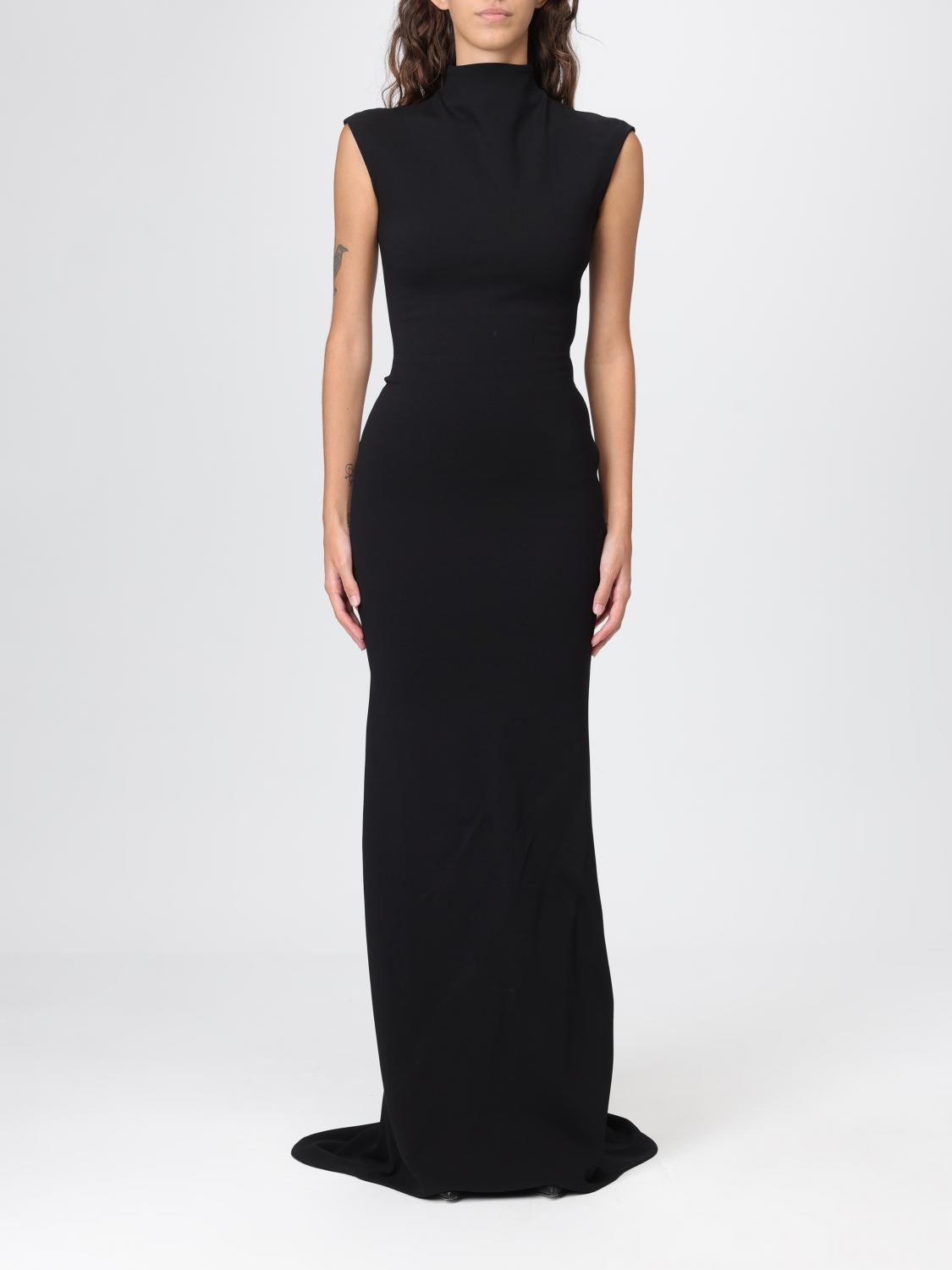 Jacquemus Womens Black La Robe Alba Cap-sleeves Stretch-woven Maxi Dress In Black