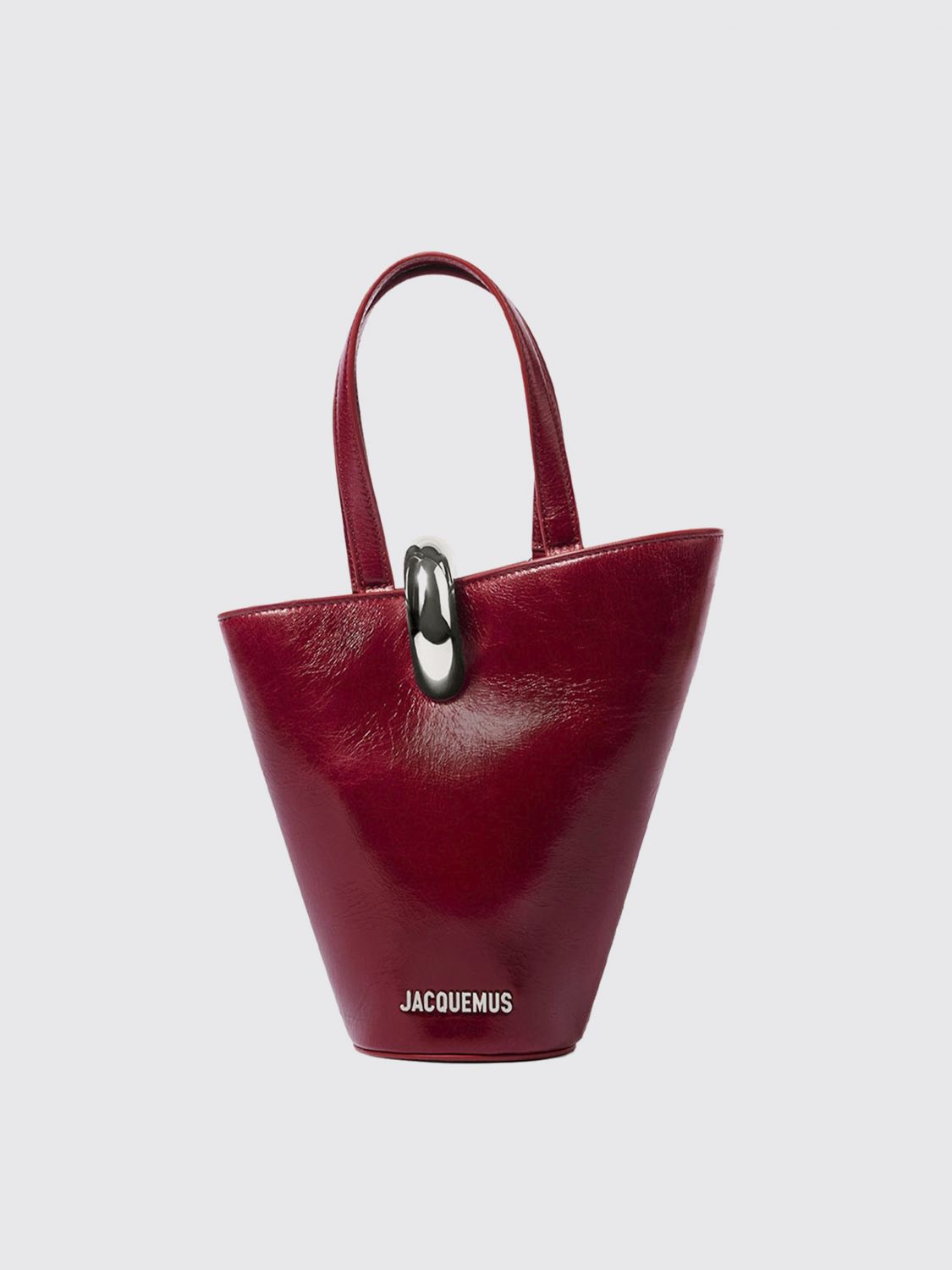 Jacquemus Le Petit Bambola Bag Handbags Bordeaux In Burgundy
