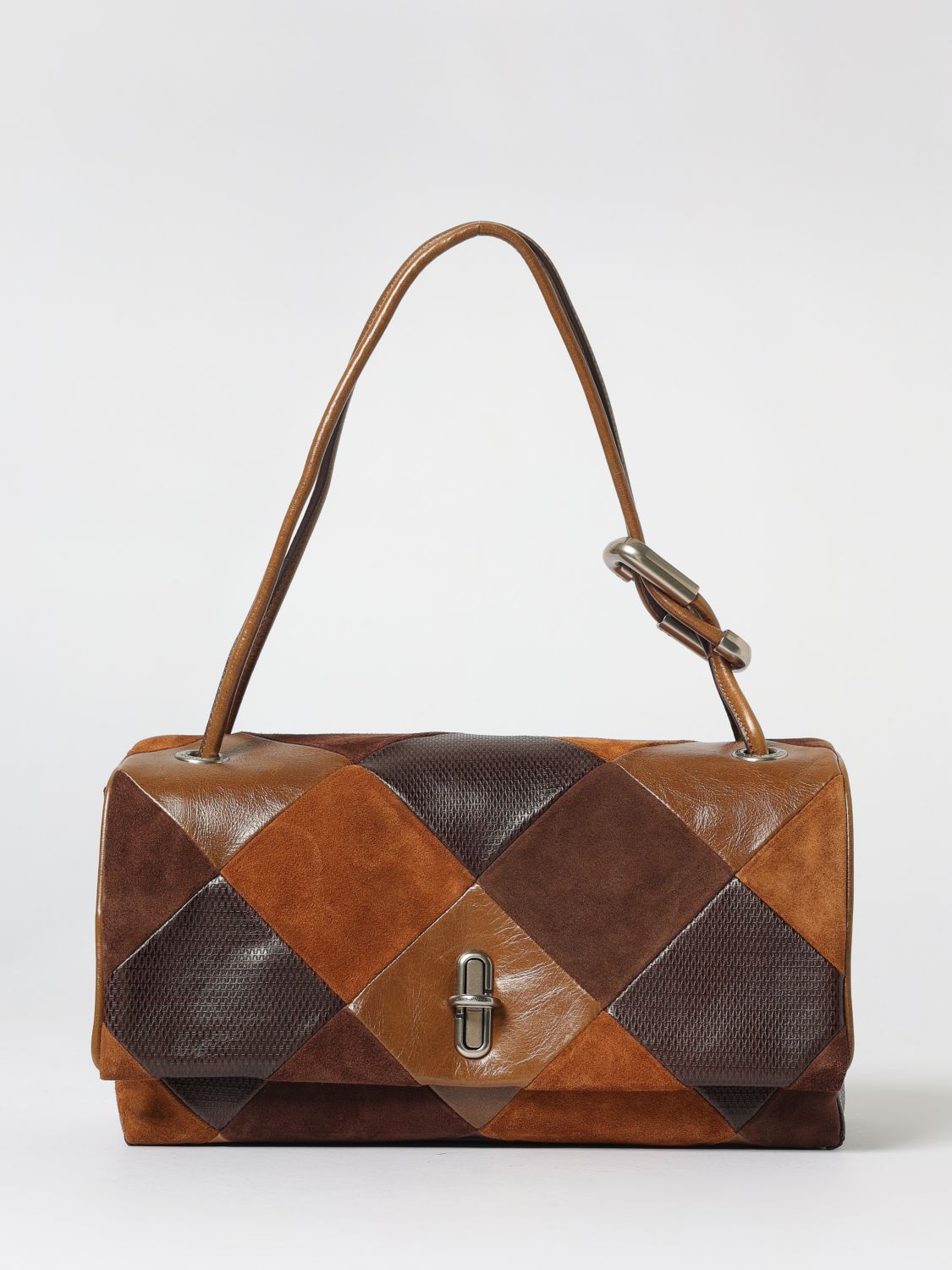 Marc Jacobs Large Rectangular Shoulder Bag Handles In Brown
