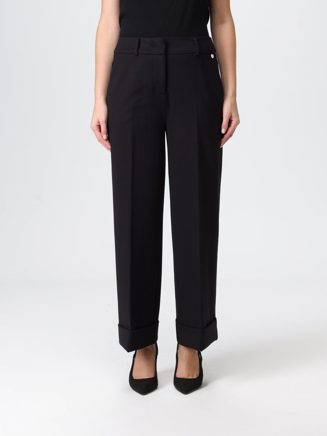 Liu •jo Pants Liu Jo Woman Color Black In Black