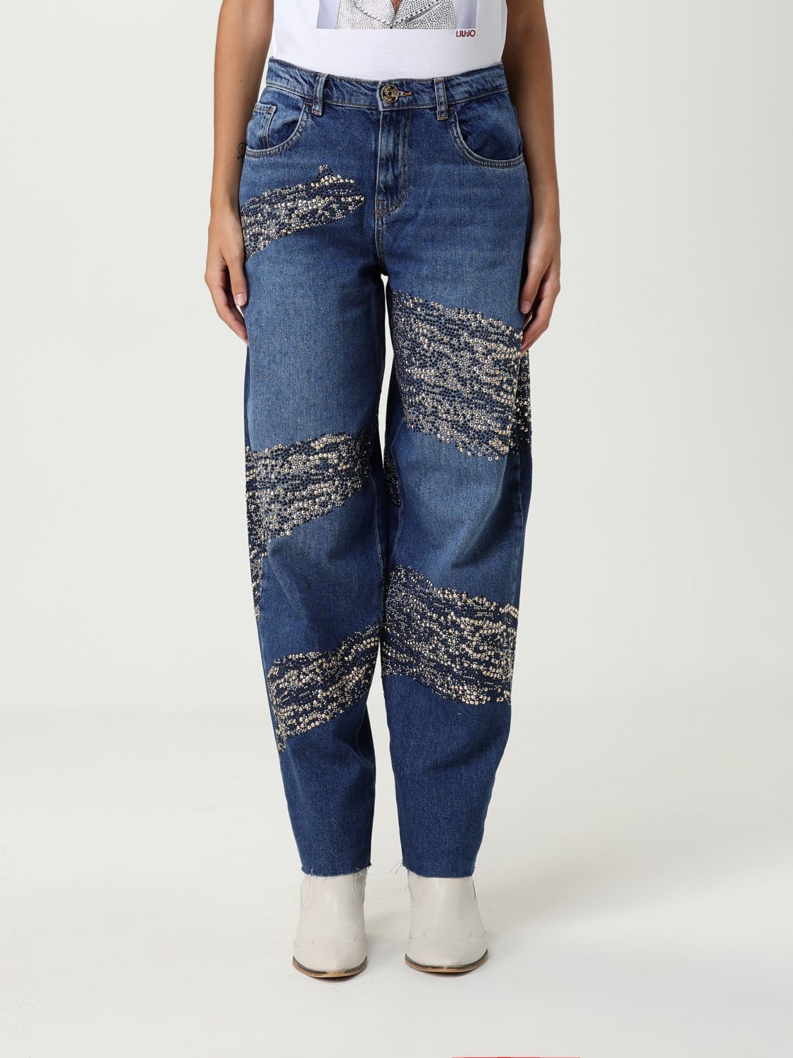 Liu •jo Jeans Liu Jo Woman Color Denim In Blue