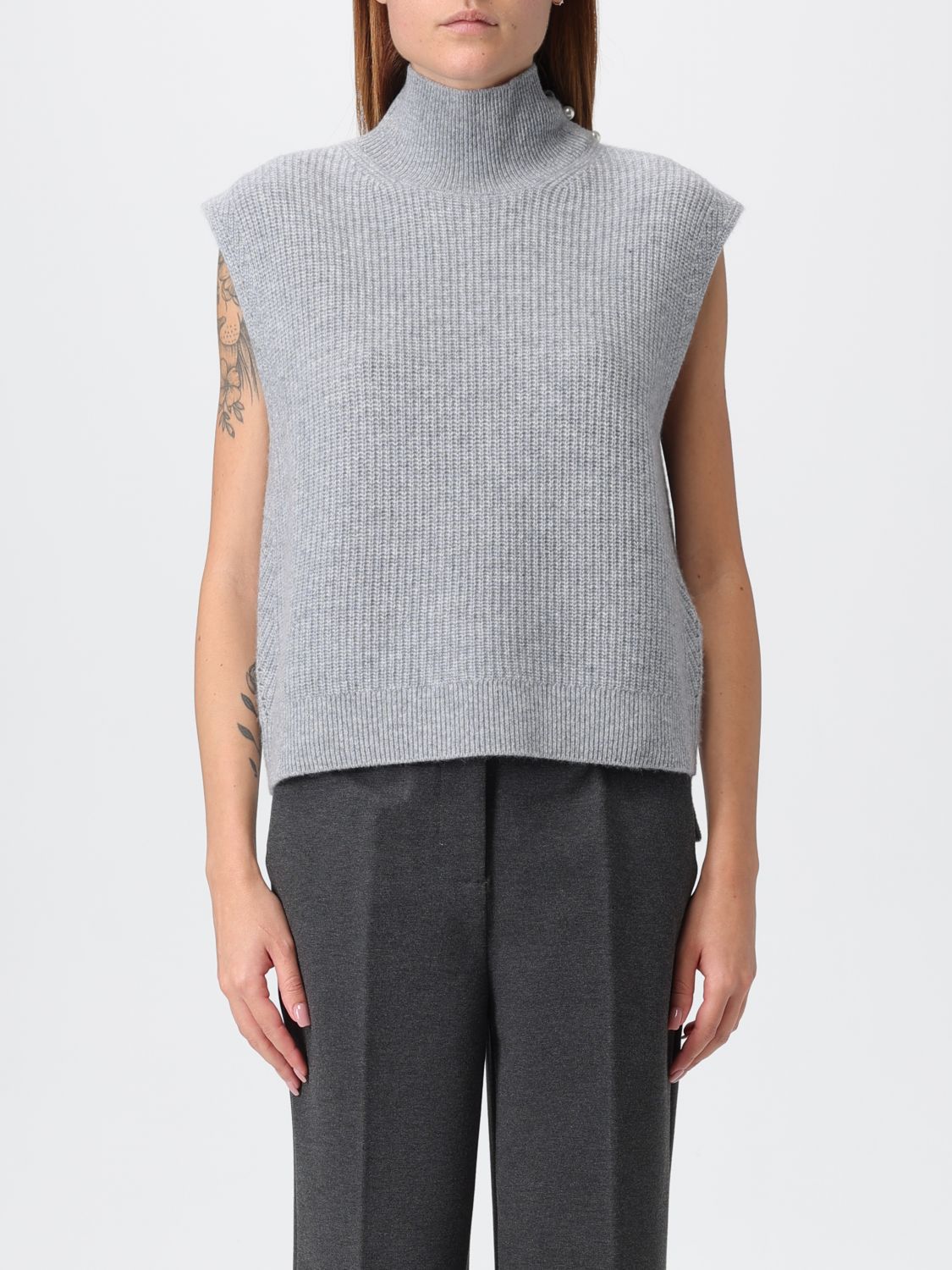 Liu •jo Sweater Liu Jo Woman Color Grey In Gray