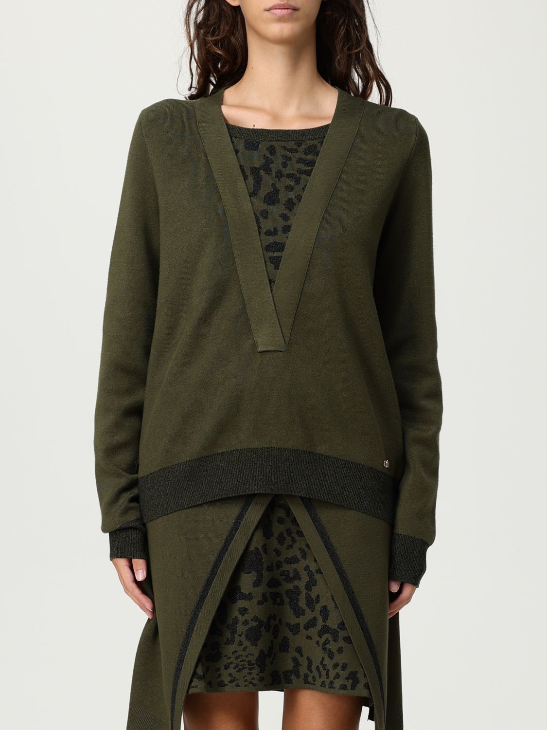 Liu •jo Sweater Liu Jo Woman Color Green In Green