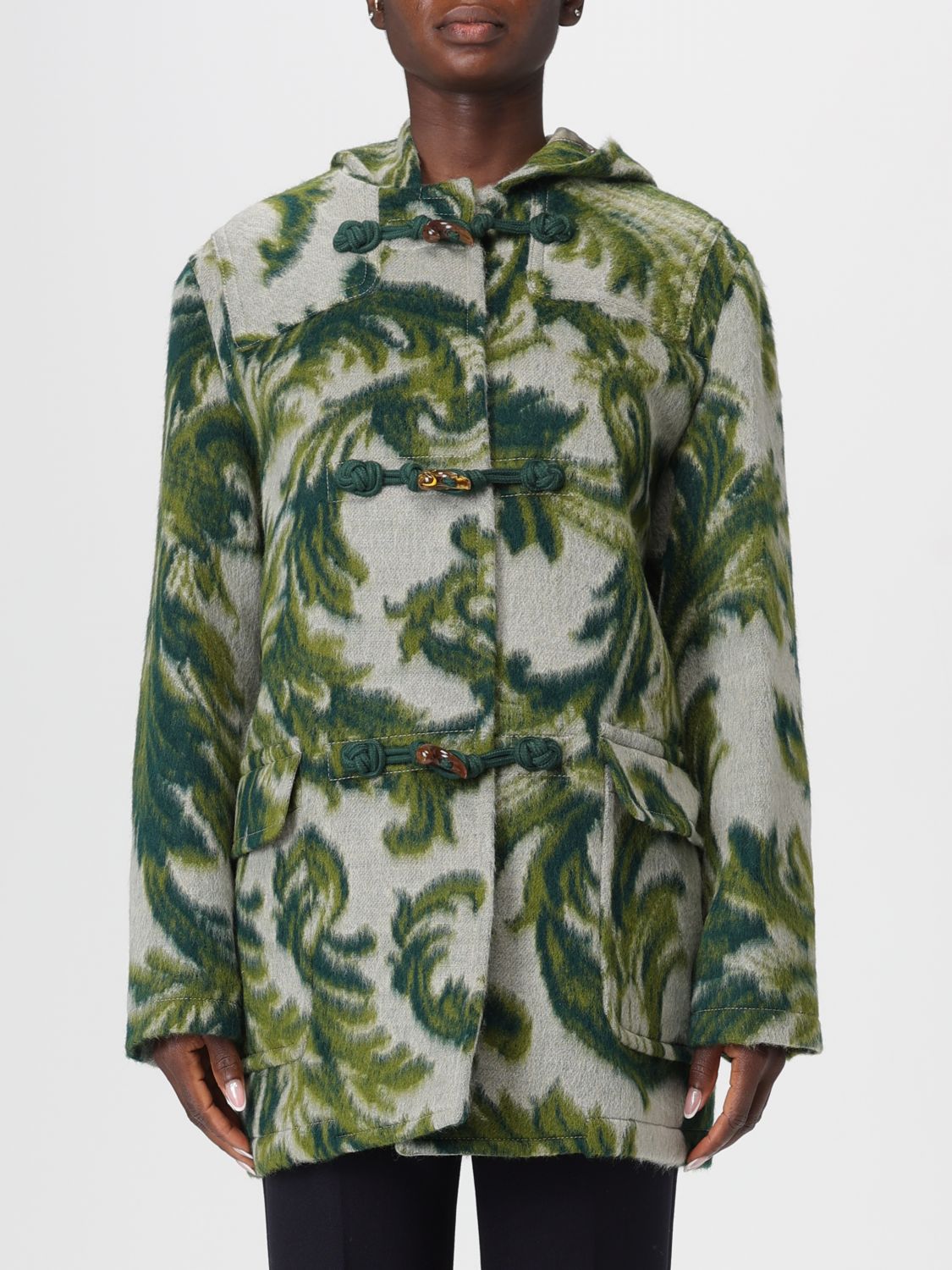 Etro Jacket  Woman Color Grey In Green
