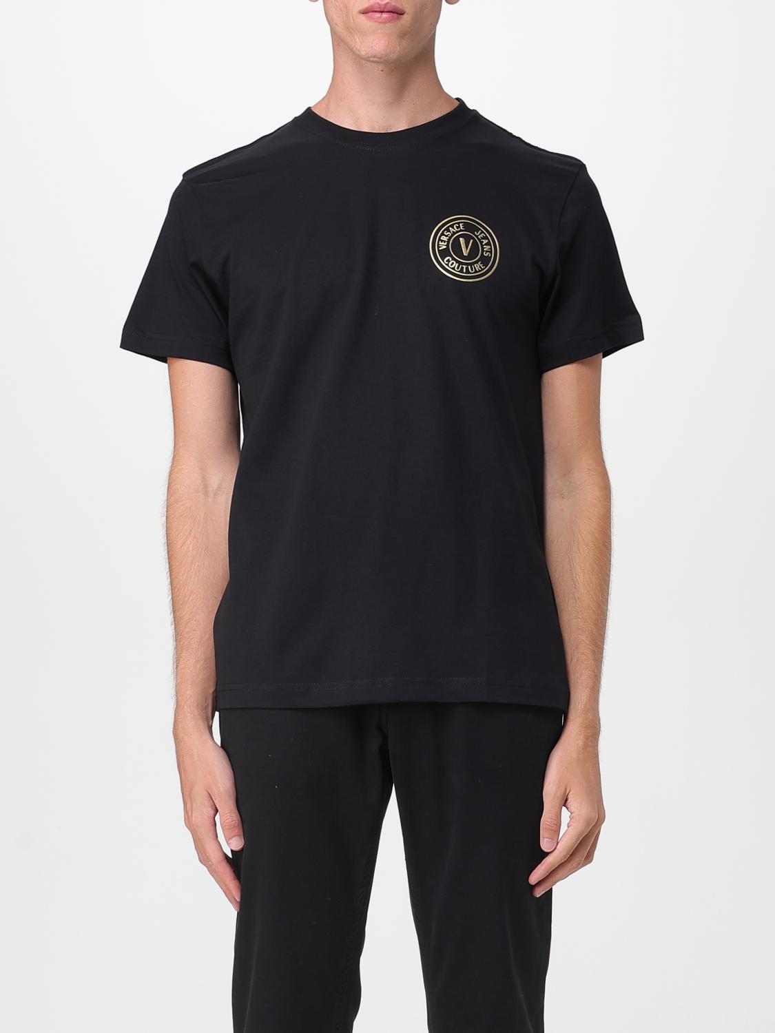 Versace Jeans Couture T-shirt Men Color Black In Black