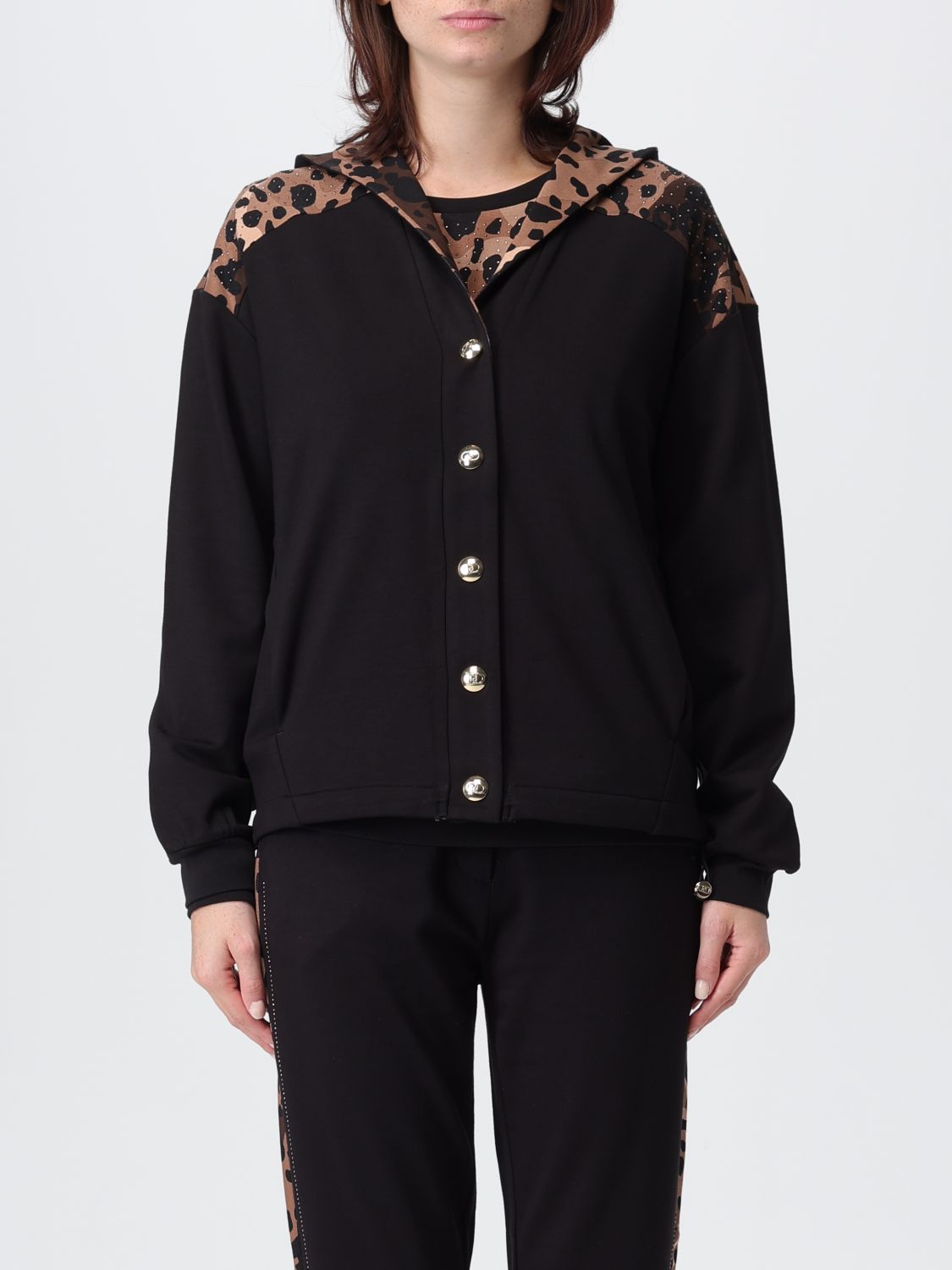 Liu •jo Sweatshirt Liu Jo Woman Color Black In Black