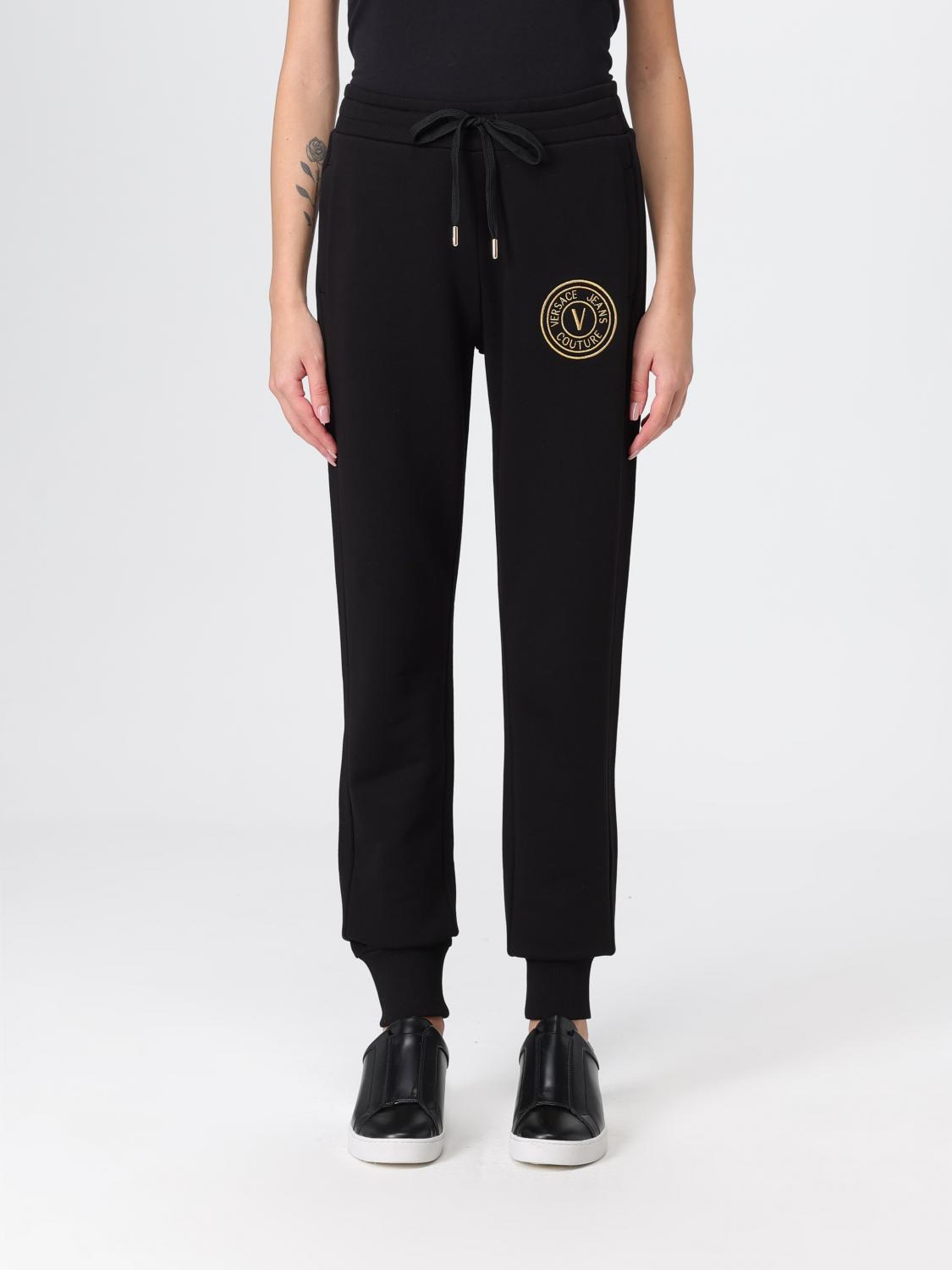 VERSACE JEANS COUTURE Pants Woman color Black　VERSACE JEANS COUTURE パンツ ウーマンカラー ブラック VERSACE