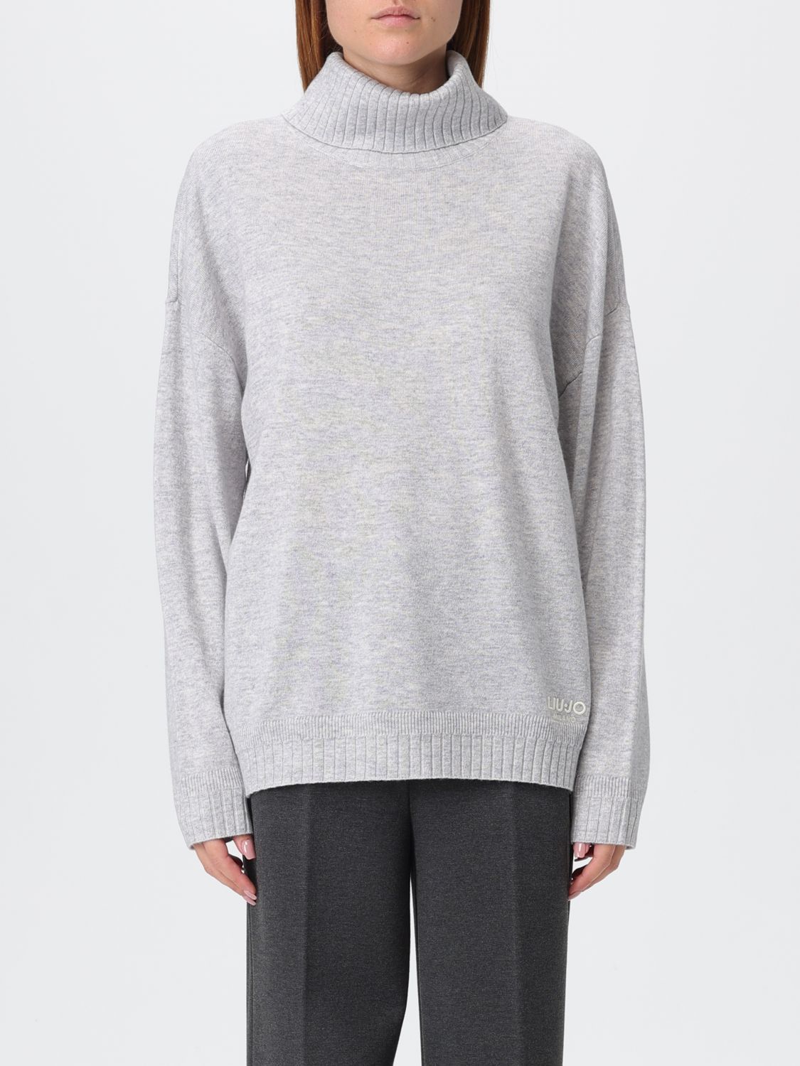 Liu •jo Sweater Liu Jo Woman Color Grey In Gray