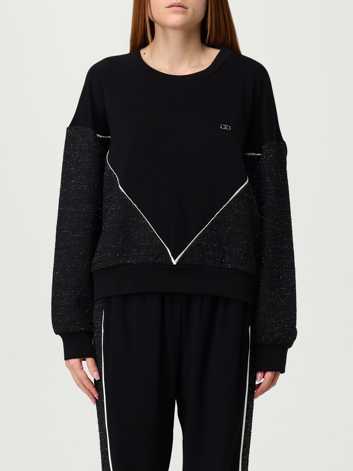 Liu •jo Sweatshirt Liu Jo Woman Color Black In Black