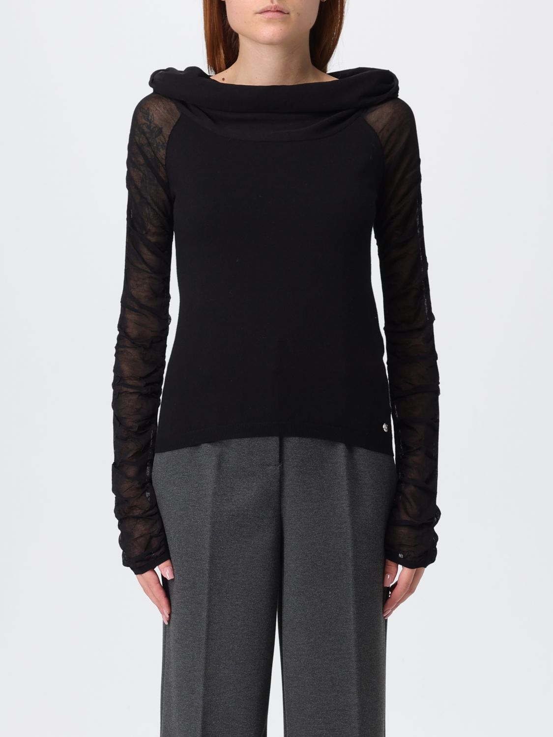 Liu •jo Sweater Liu Jo Woman Color Black In Black