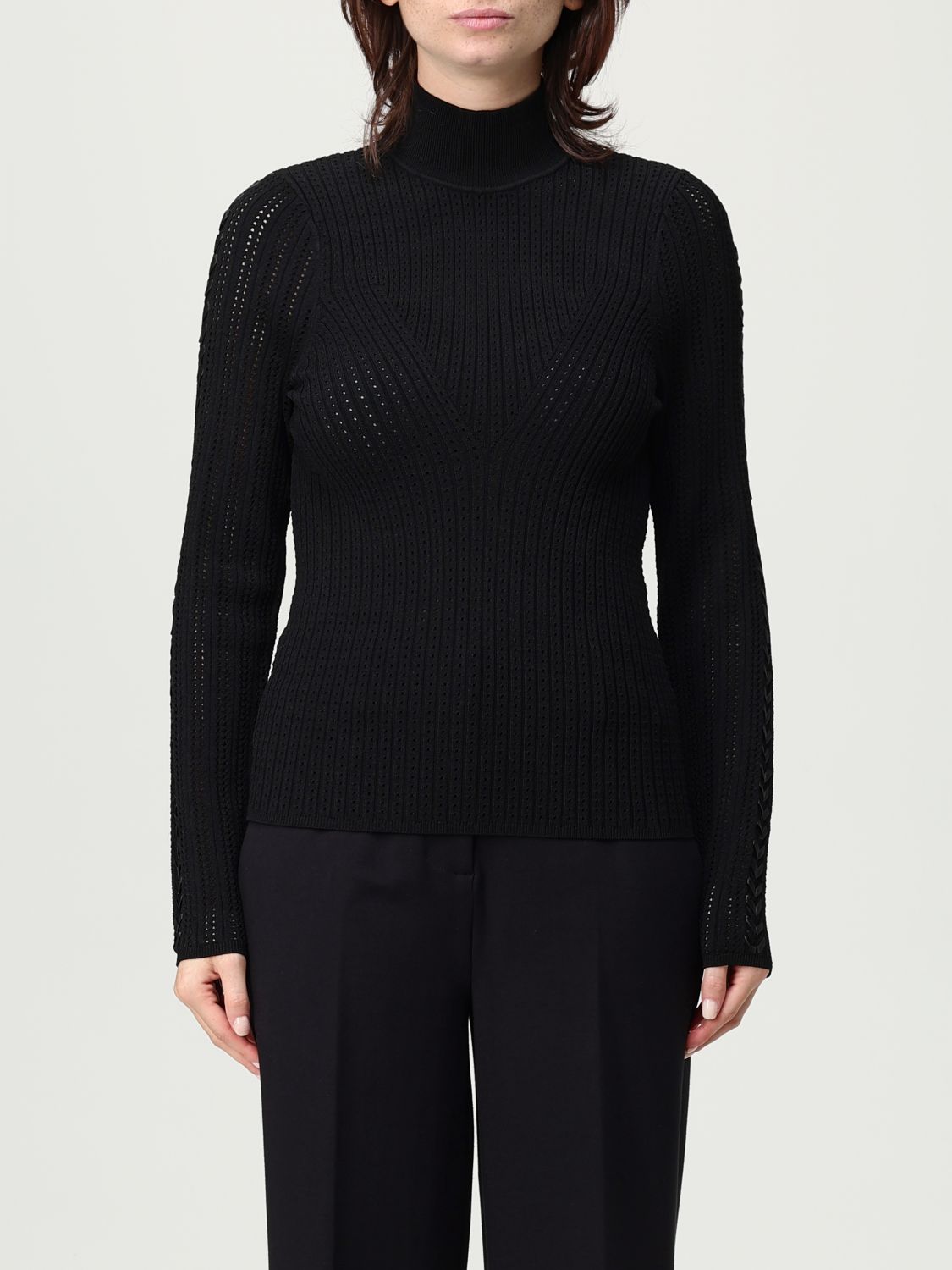 Liu •jo Sweater Liu Jo Woman Color Black In Black