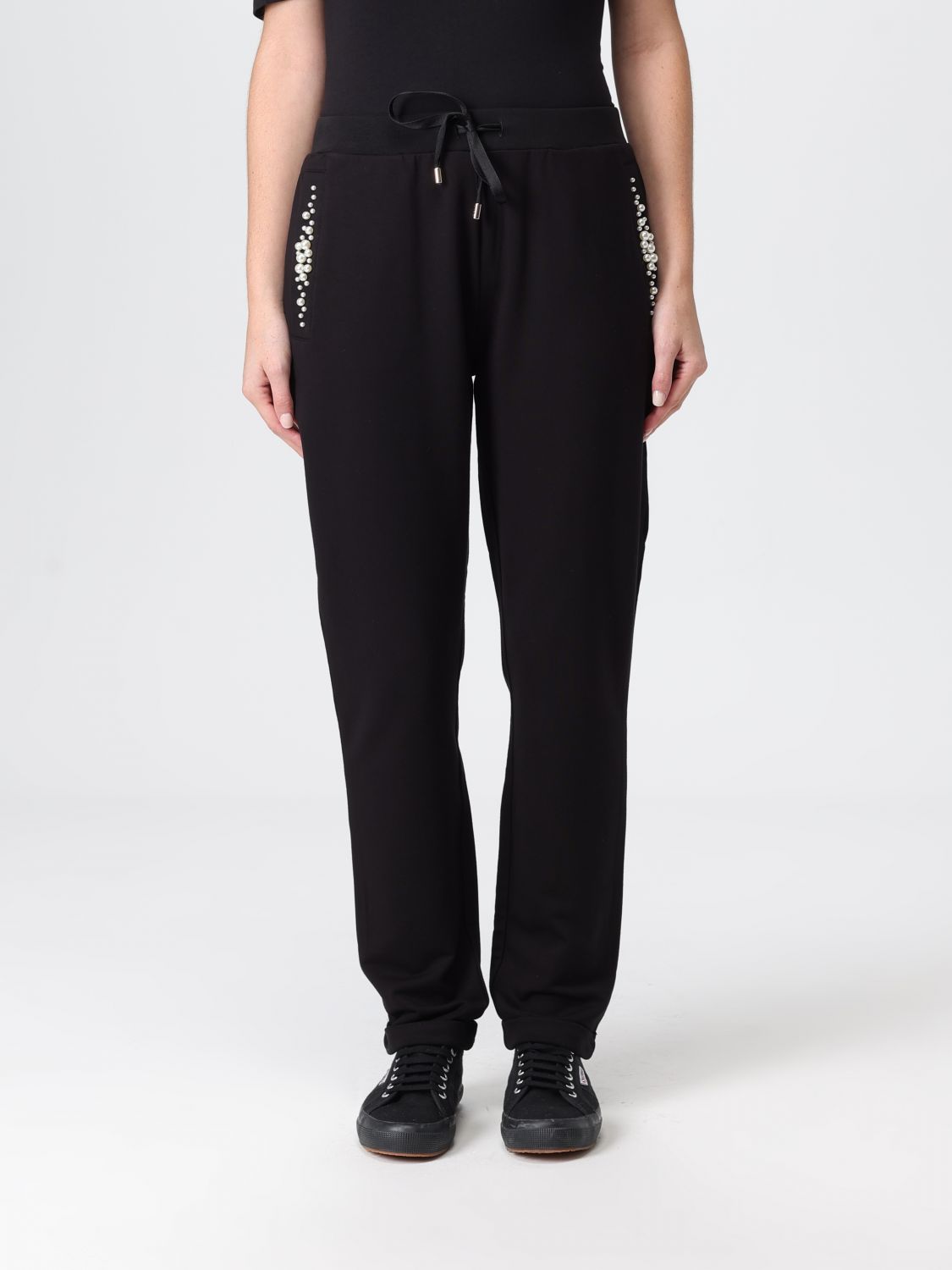 Liu •jo Pants Liu Jo Woman Color Black In Black