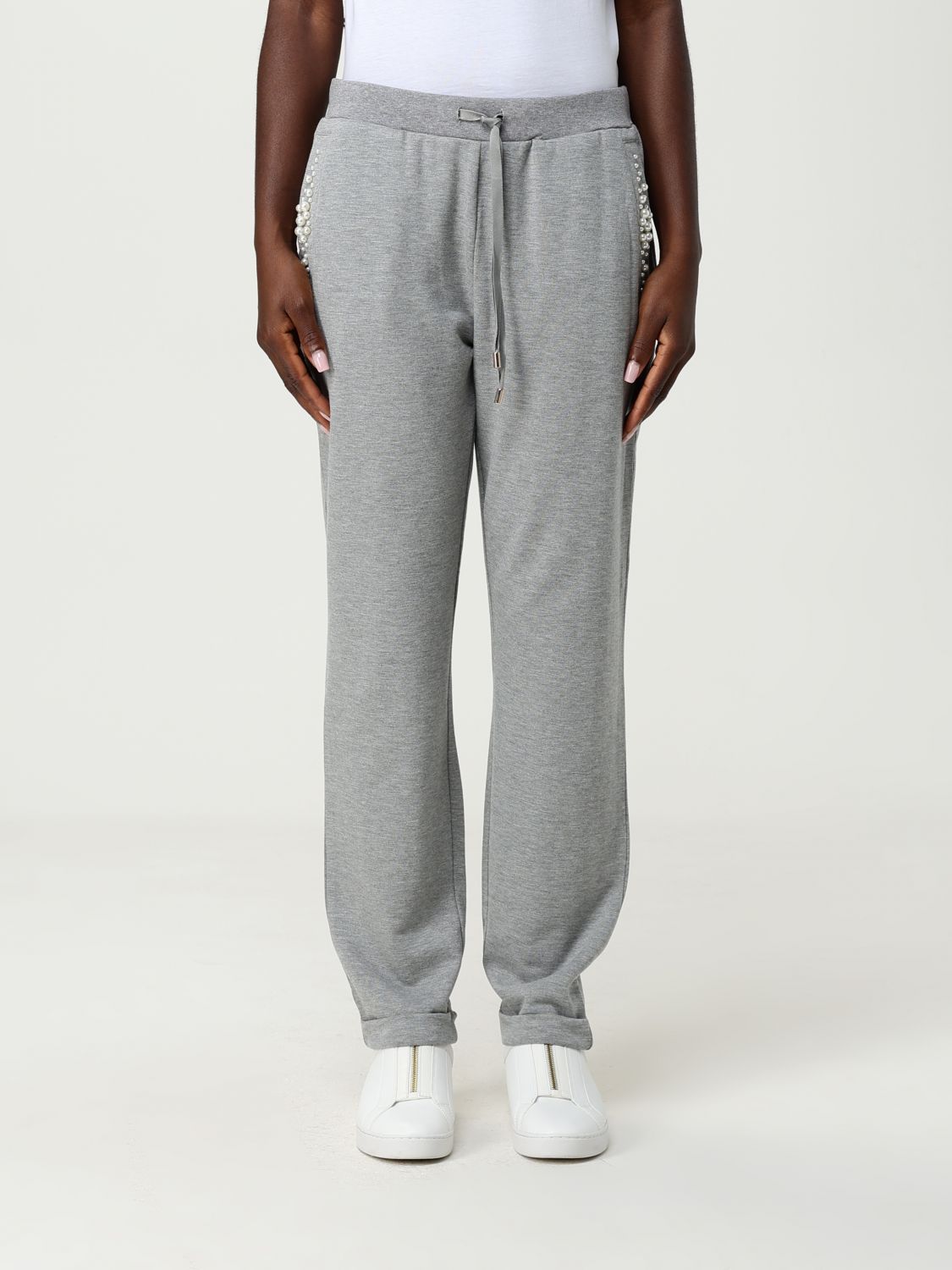 Liu •jo Pants Liu Jo Woman Color Grey In Gray
