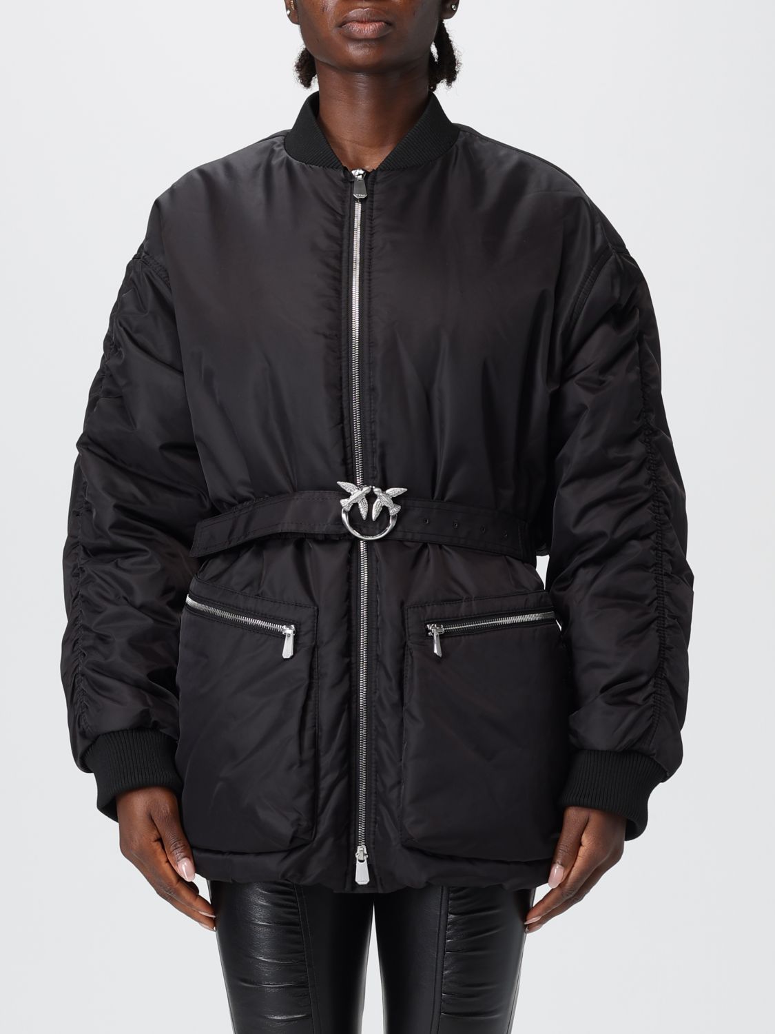 Pinko Jacket Woman Color Black In Black