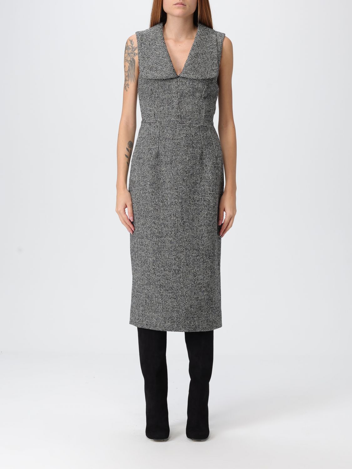 Dolce & Gabbana Dress  Woman Color Multicolor In Gray
