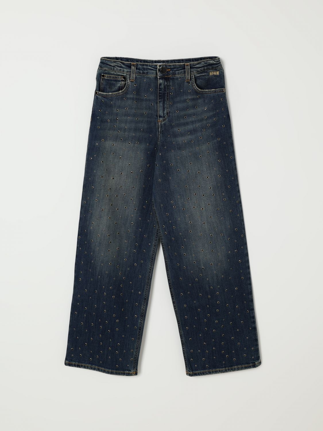 Msgm Jeans  Kids Kids Color Blue