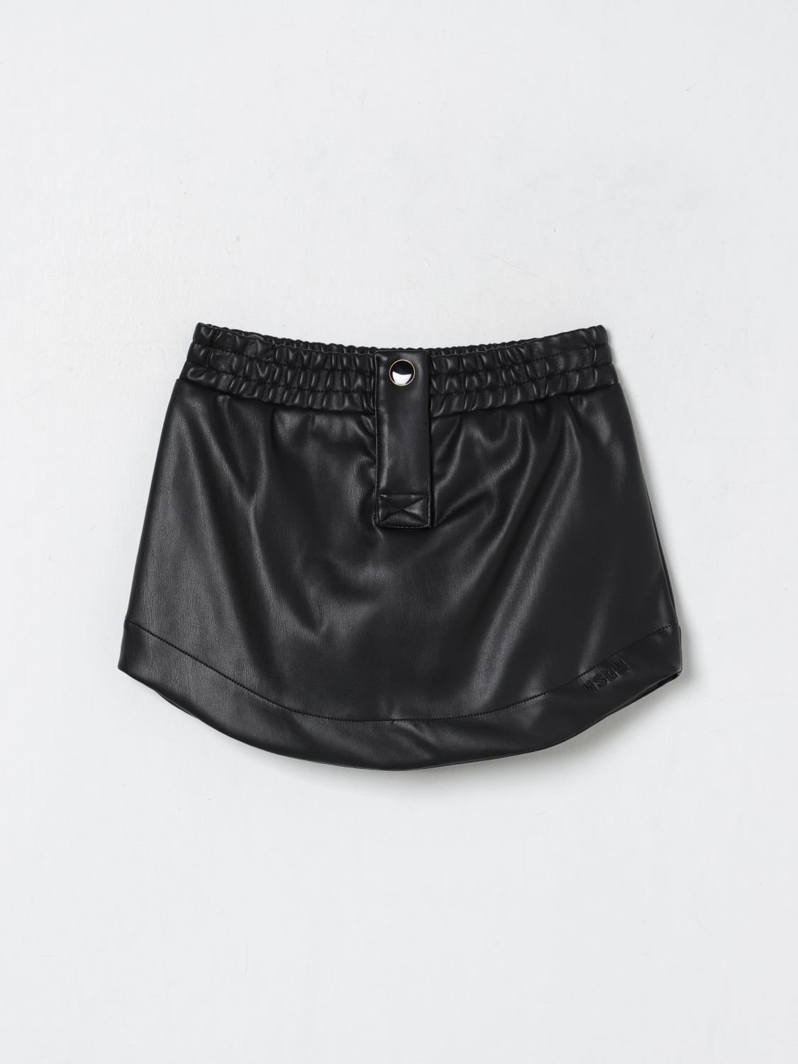 Msgm Skirt  Kids Kids Color Black In Animal Print