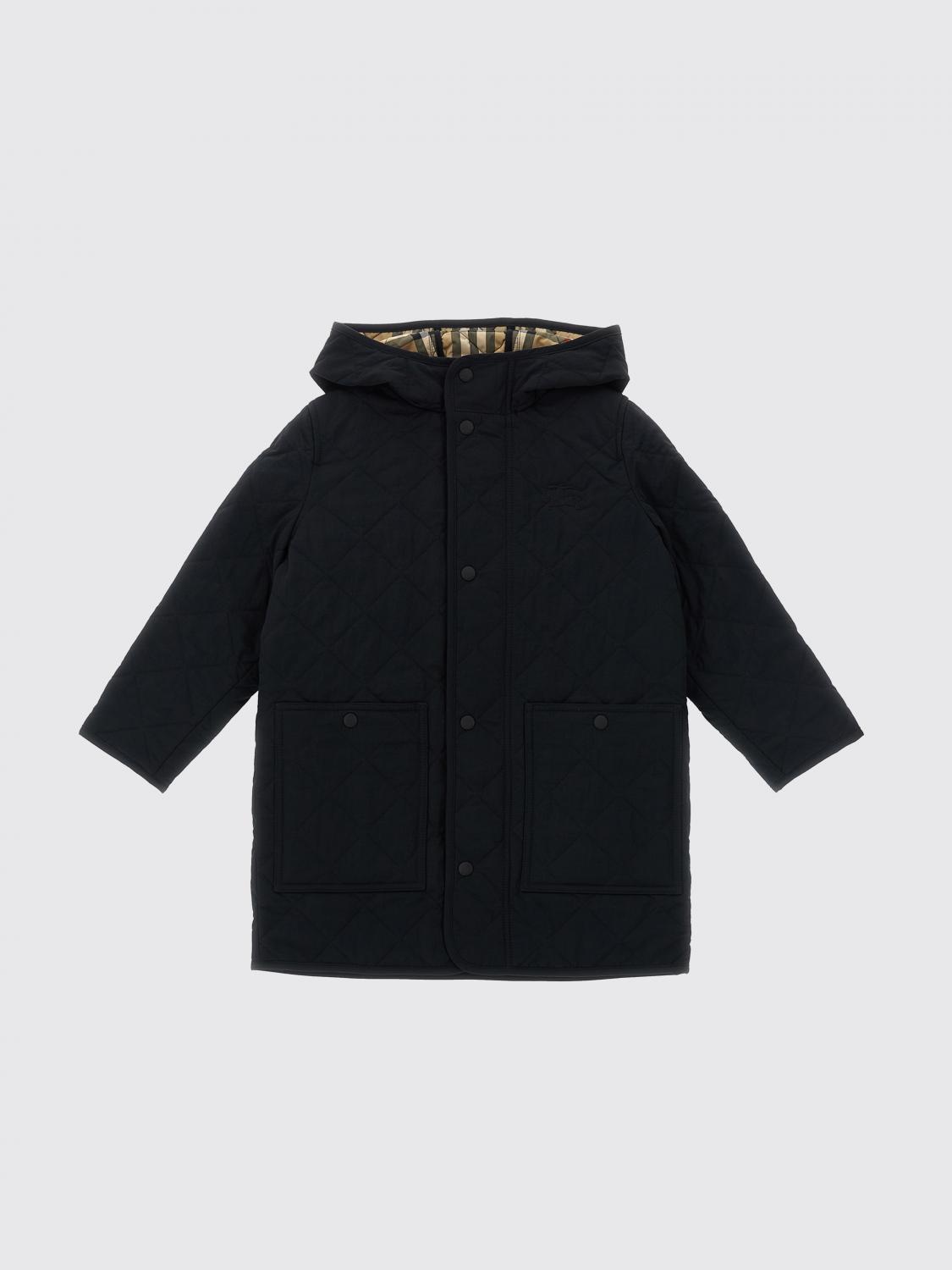 BURBERRY Mantel Kinder Farbe Schwarz