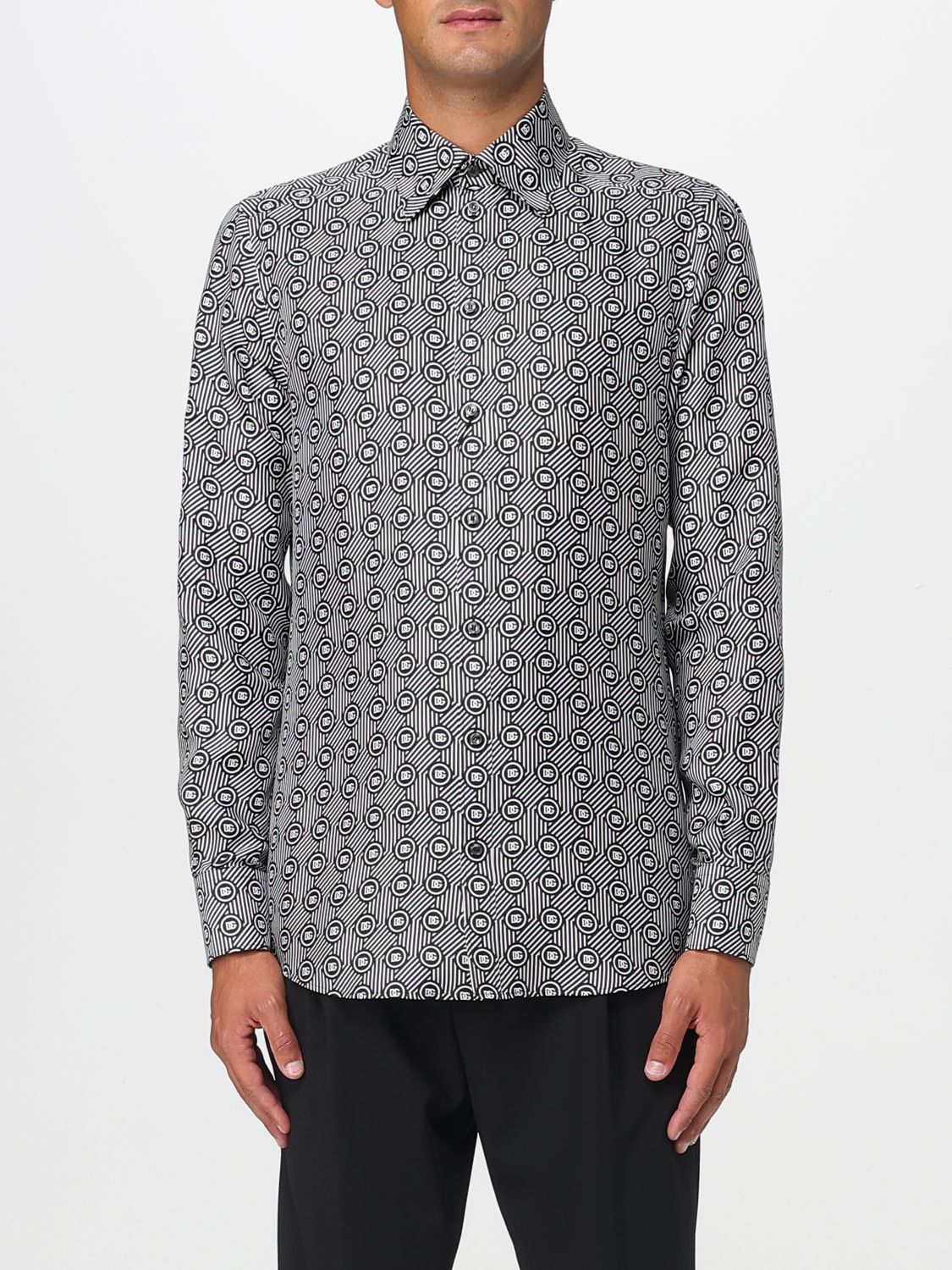 Dolce & Gabbana Private Wardrobe Long Sleeves Shirt In Blue