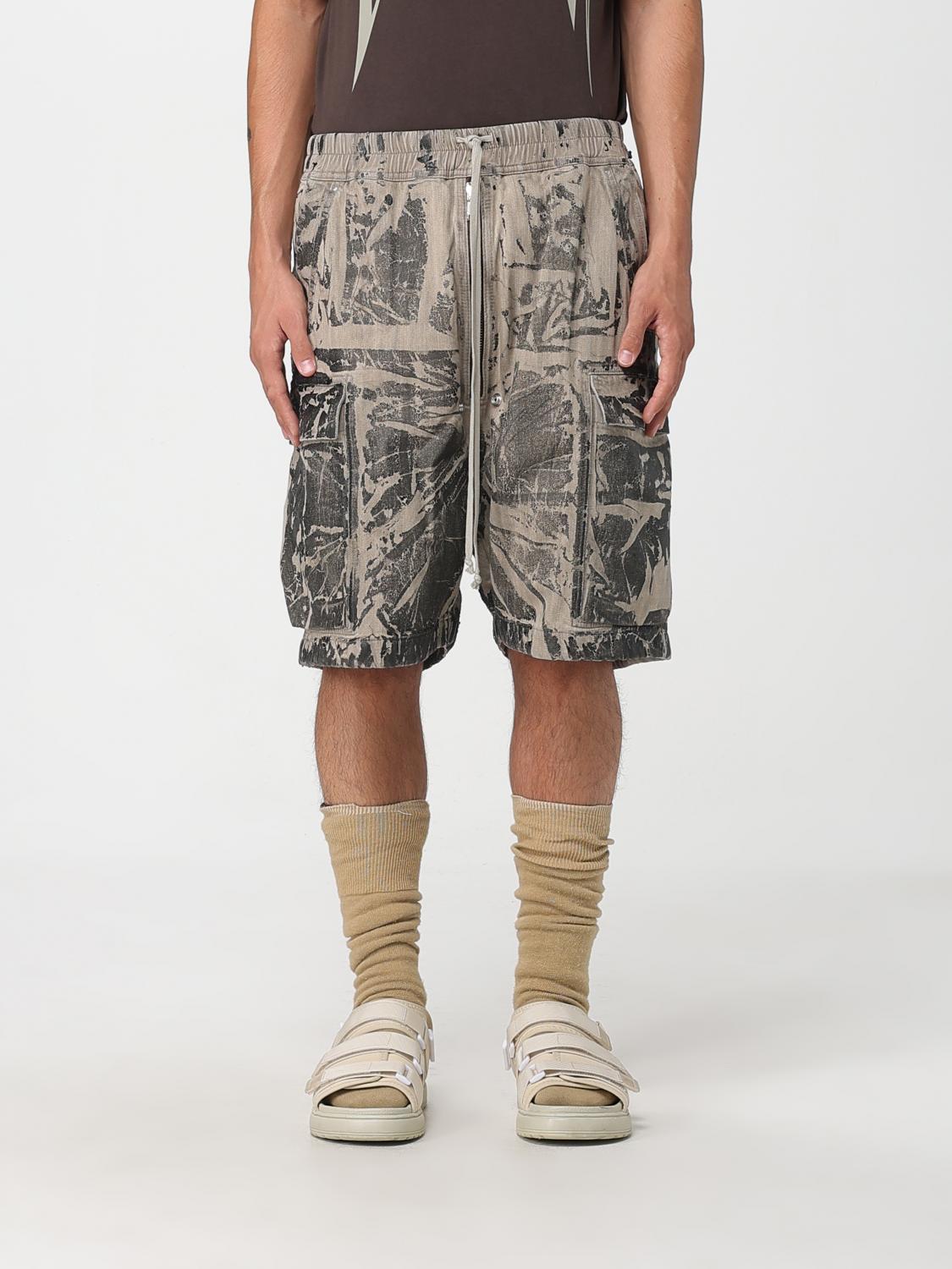 Rick Owens Drkshdw Short  Men Color Beige In Multi