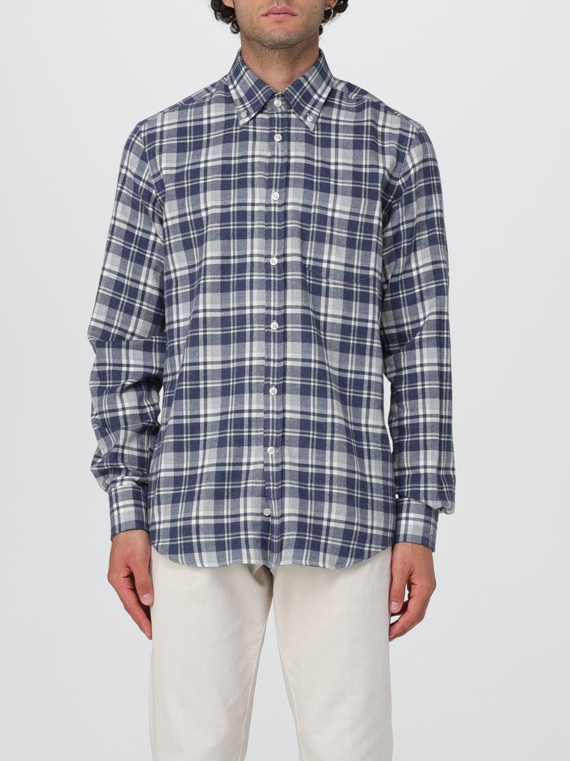 Paul & Shark Shirt Men Color Multicolor In Blue