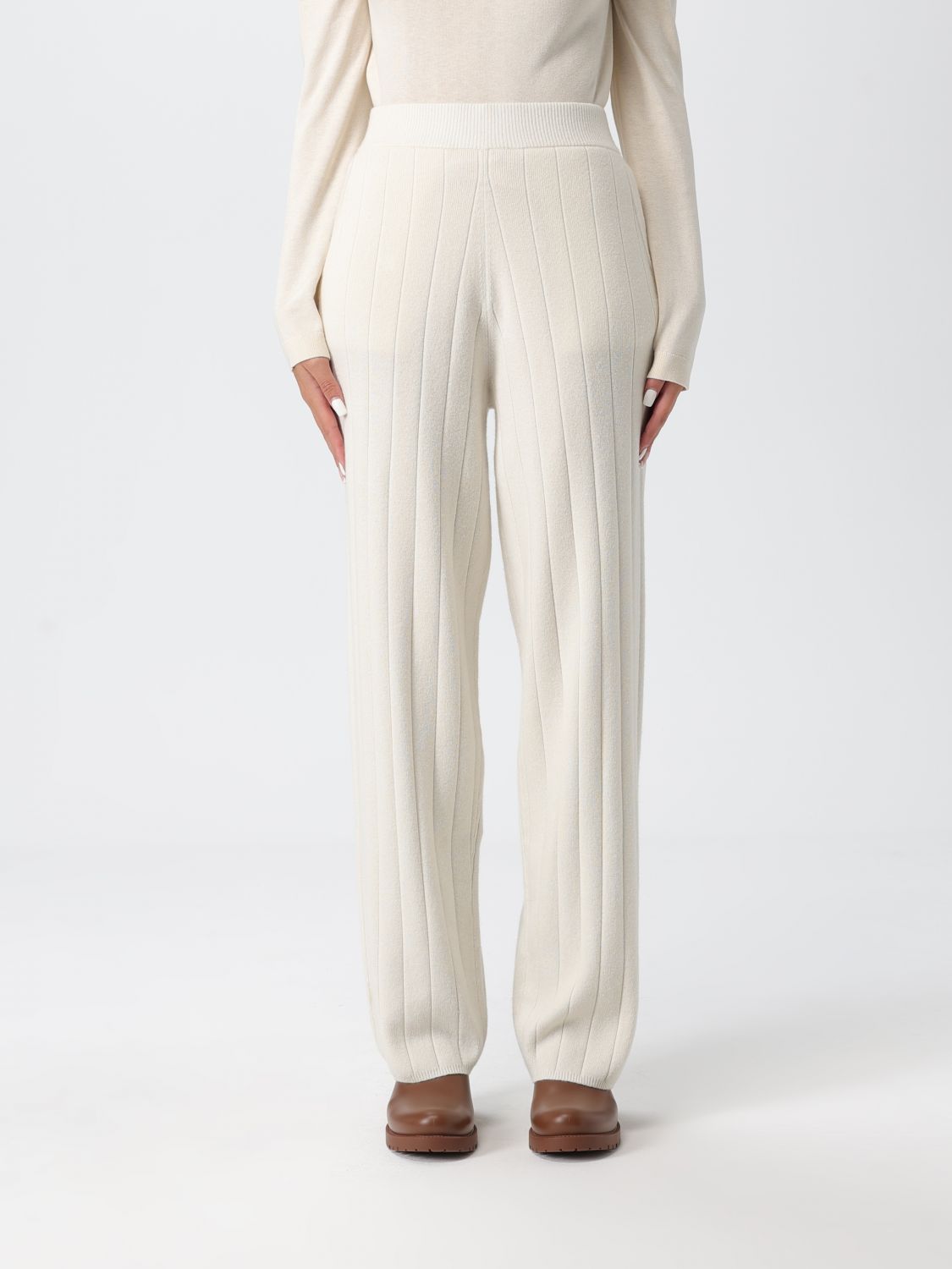 Max Mara Pants  Woman Color White In Neutral