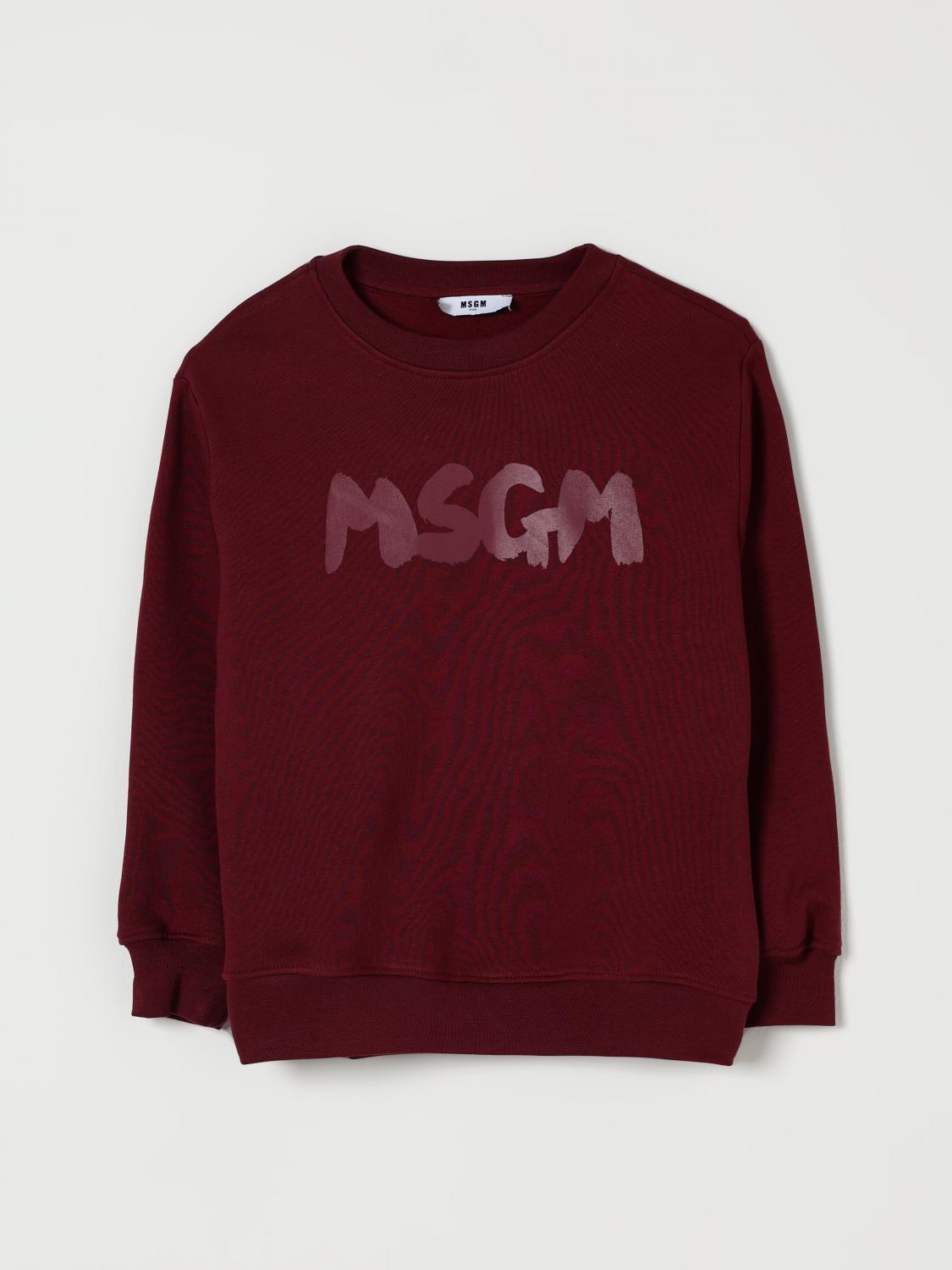 Msgm Sweater  Kids Kids Color Burgundy In Burgundy