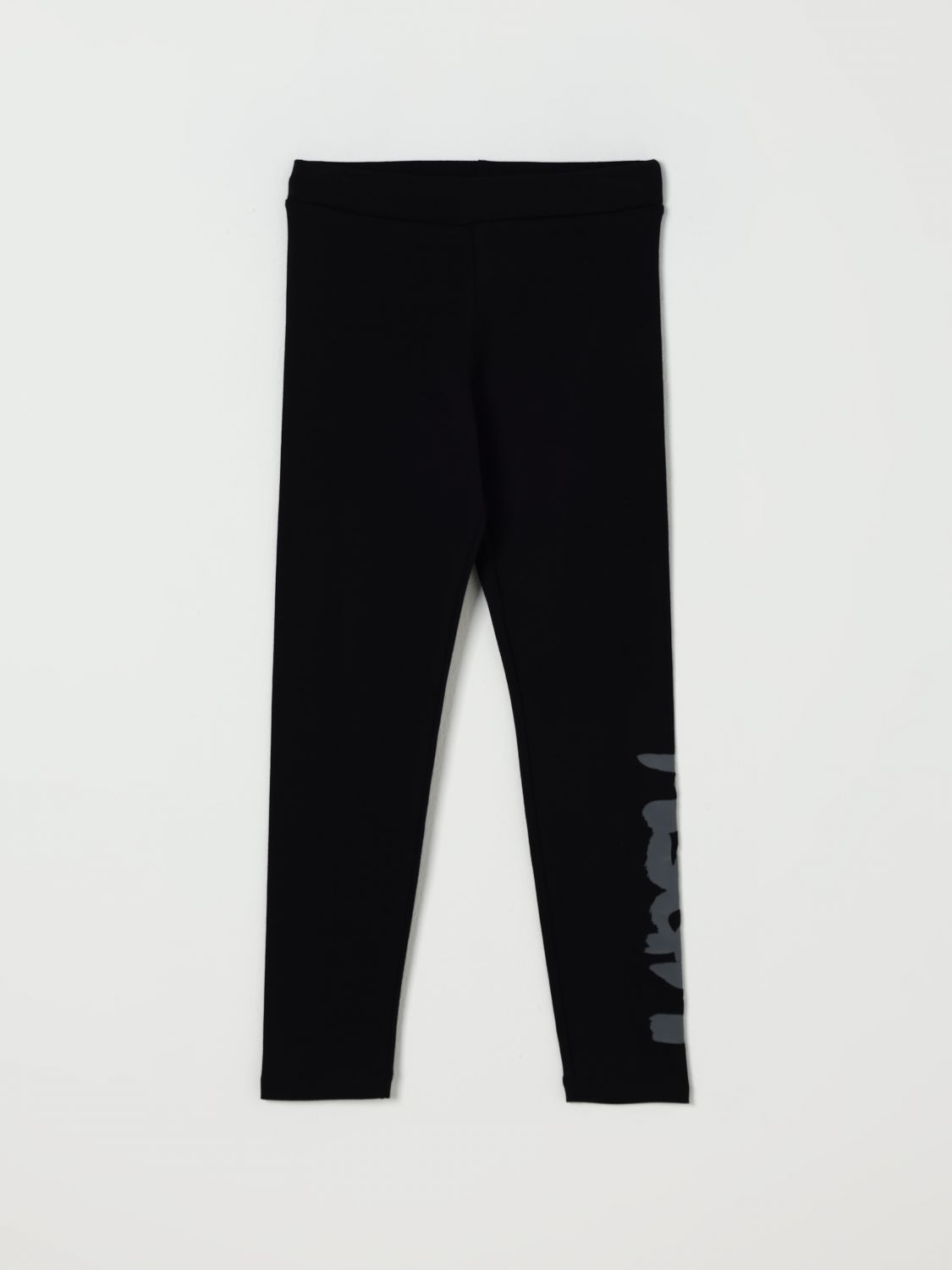 Msgm Logo-print Leggings In Black