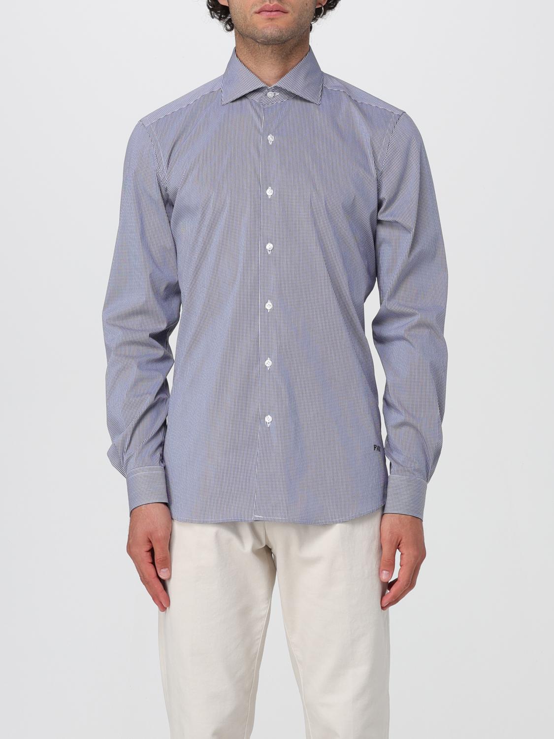 Fay Shirt  Men Color Multicolor In Blue