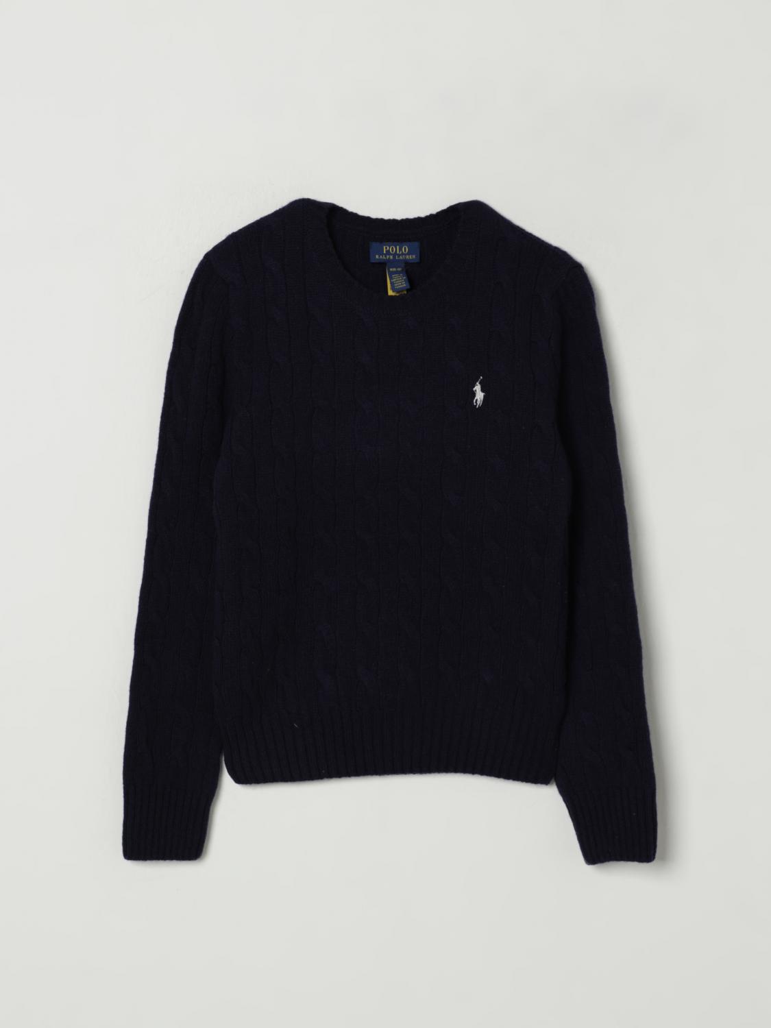Polo Ralph Lauren Polo Pony Cable-knit Jumper In Blue