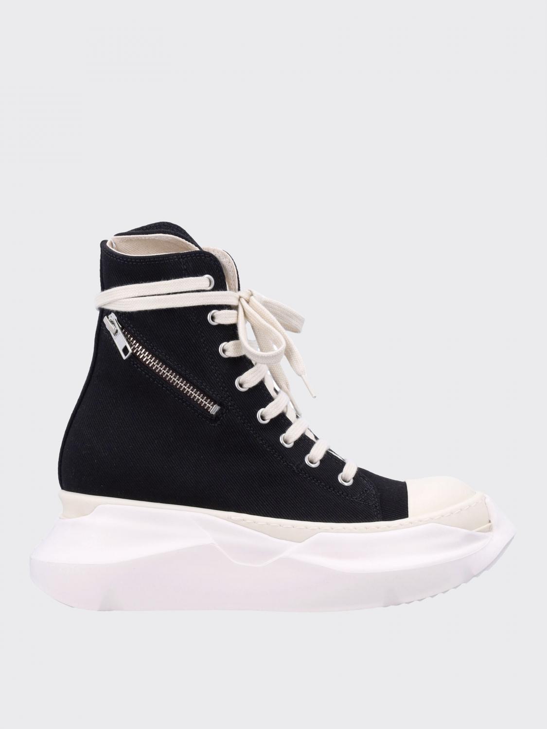 Rick Owens Drkshdw Black Porterville Double Bumper Sneaks Sneakers In Black