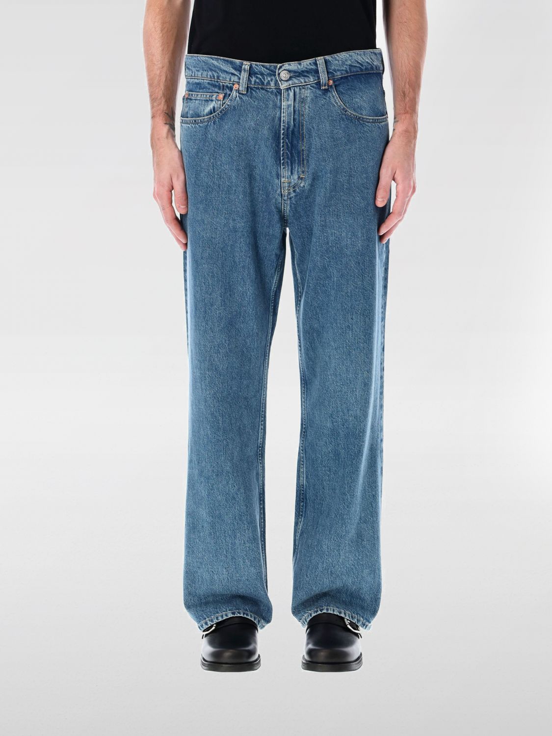 Our Legacy Third Cut Denim Trousers In Blue