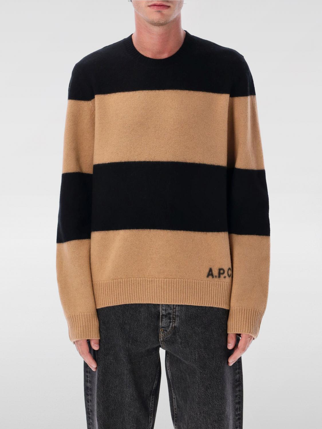 Apc Sweater A. P.c. Men Color Black In Brown