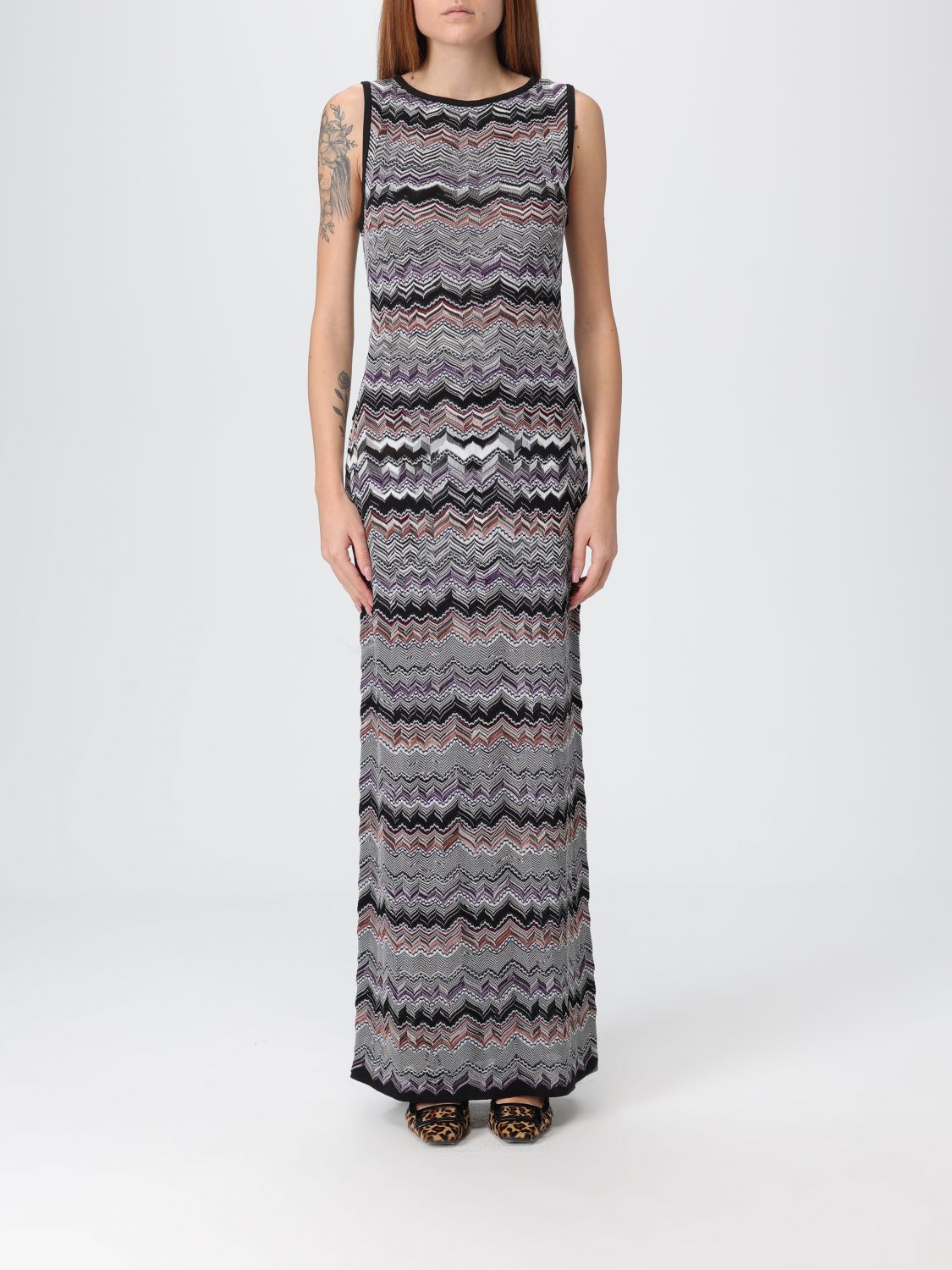 Missoni Dress Woman Color Black In Black