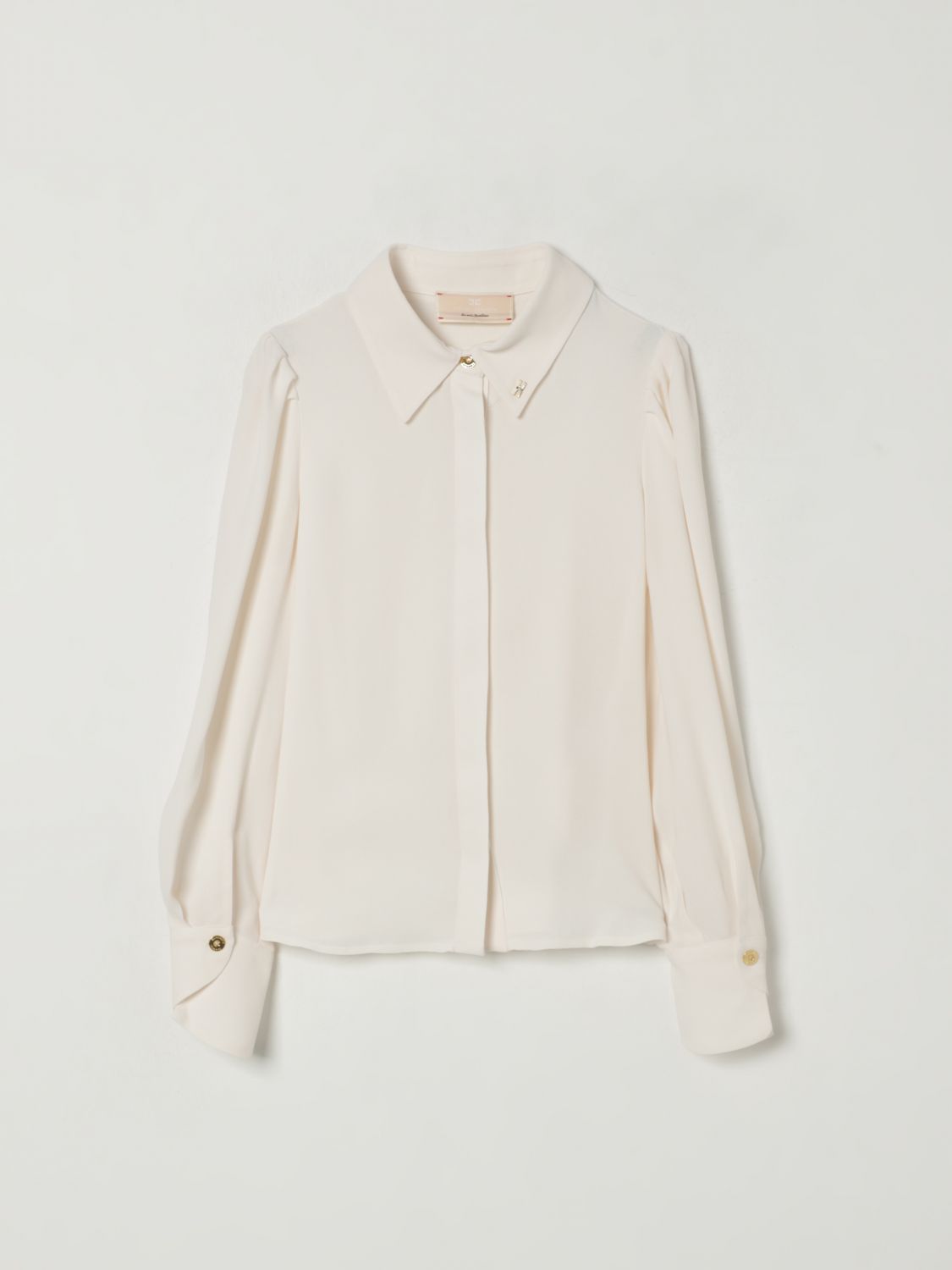 Elisabetta Franchi La Mia Bambina Shirt Kids Color Yellow Cream In Gray