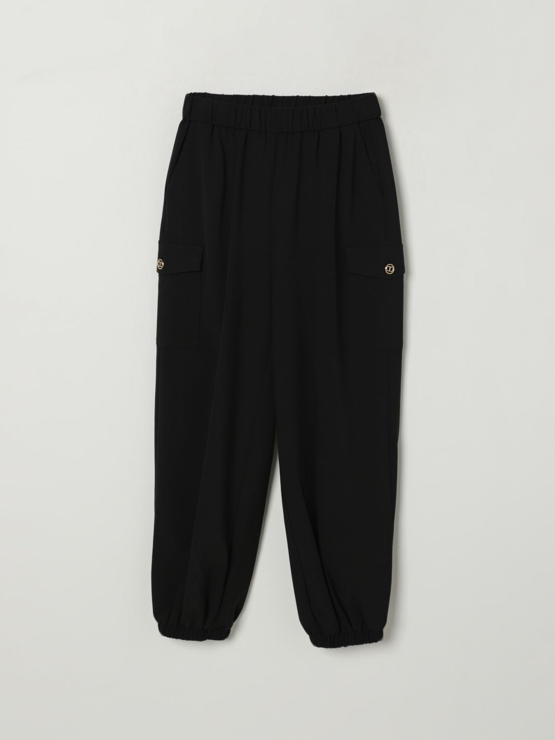 Twinset Pants Kids Color Black In Black