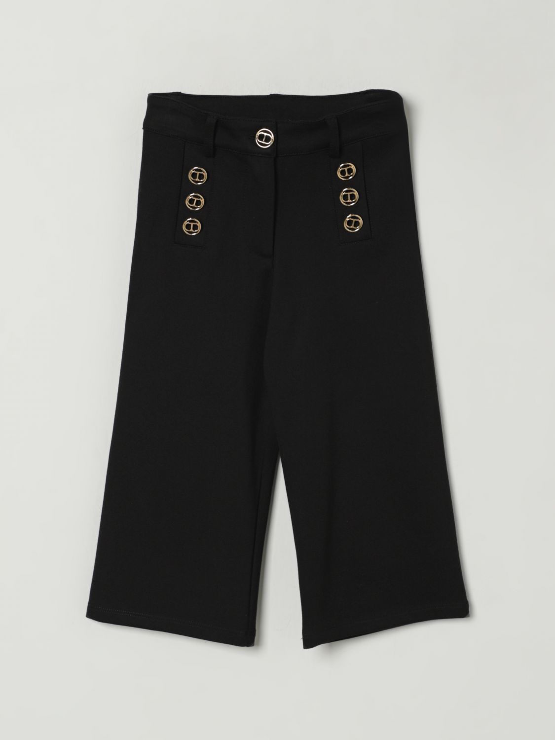 Twinset Pants Kids Color Black In Black