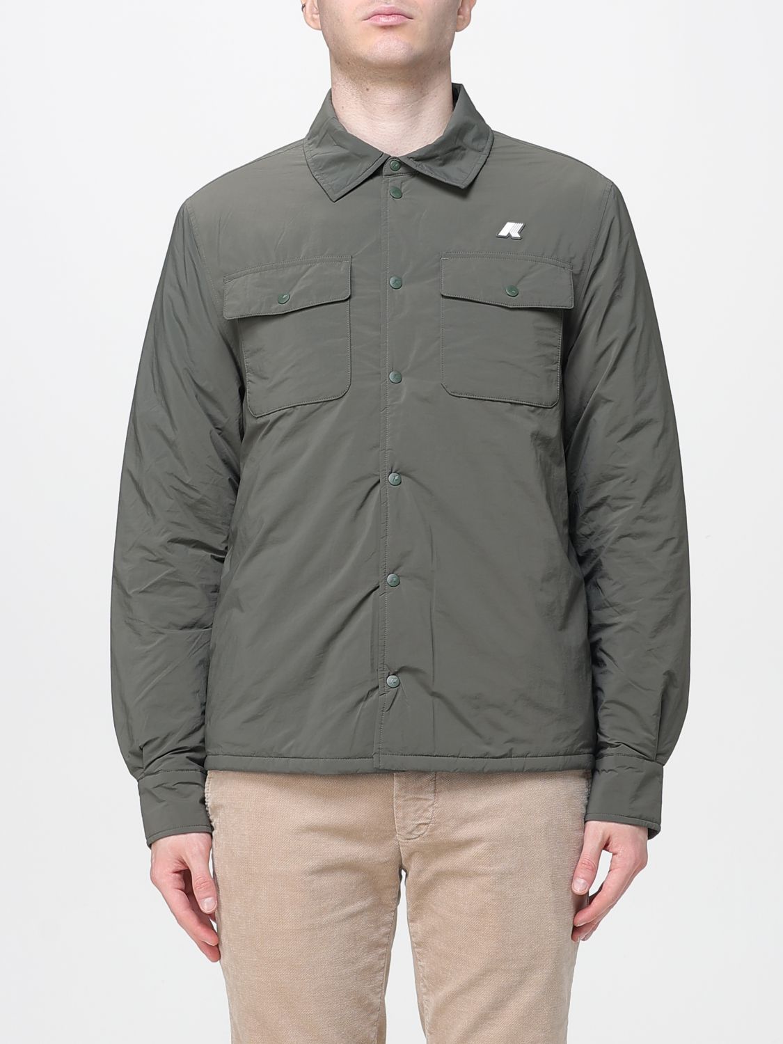 K-way Umbert Plain Warm Jacket In Green