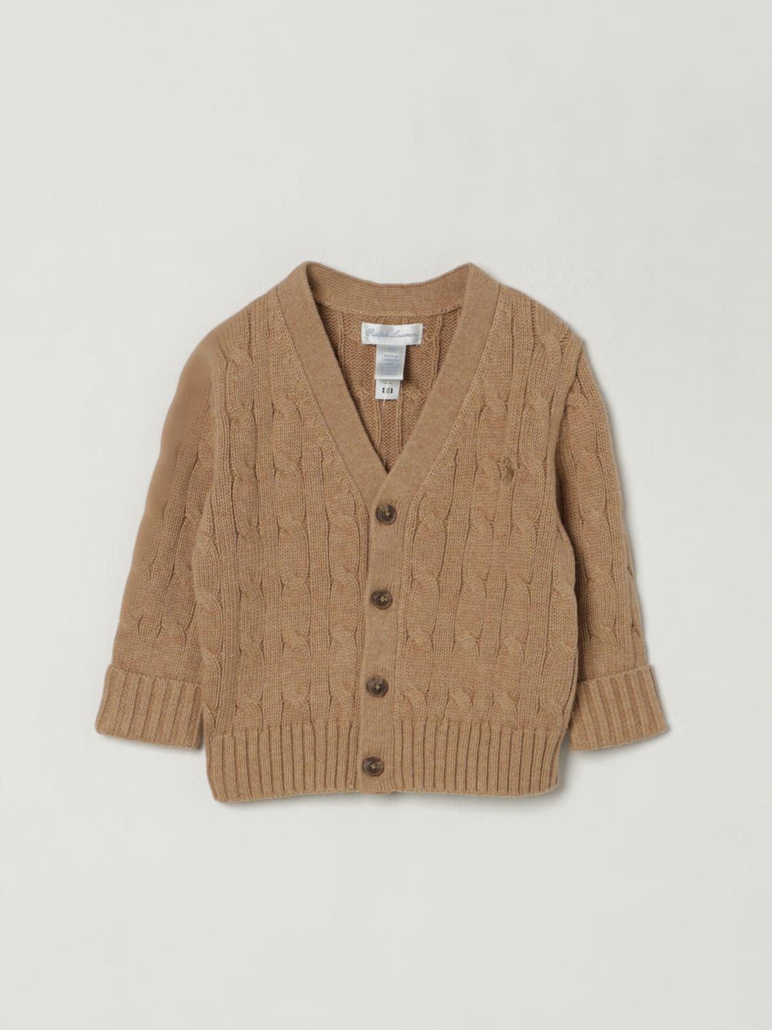 Polo Ralph Lauren Sweater Kids Color Beige In Brown