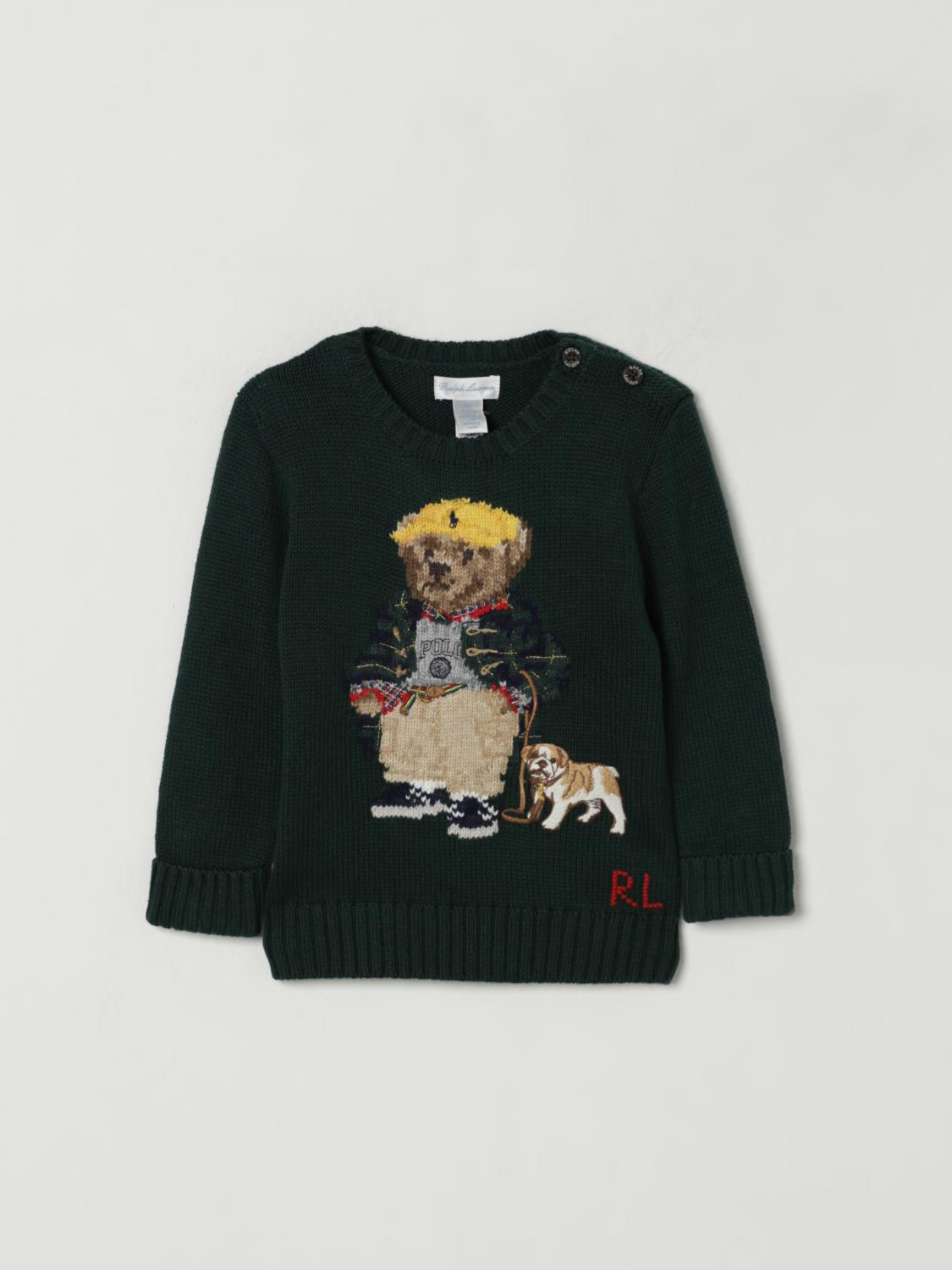 Polo Ralph Lauren Sweater Kids Color Green In Green