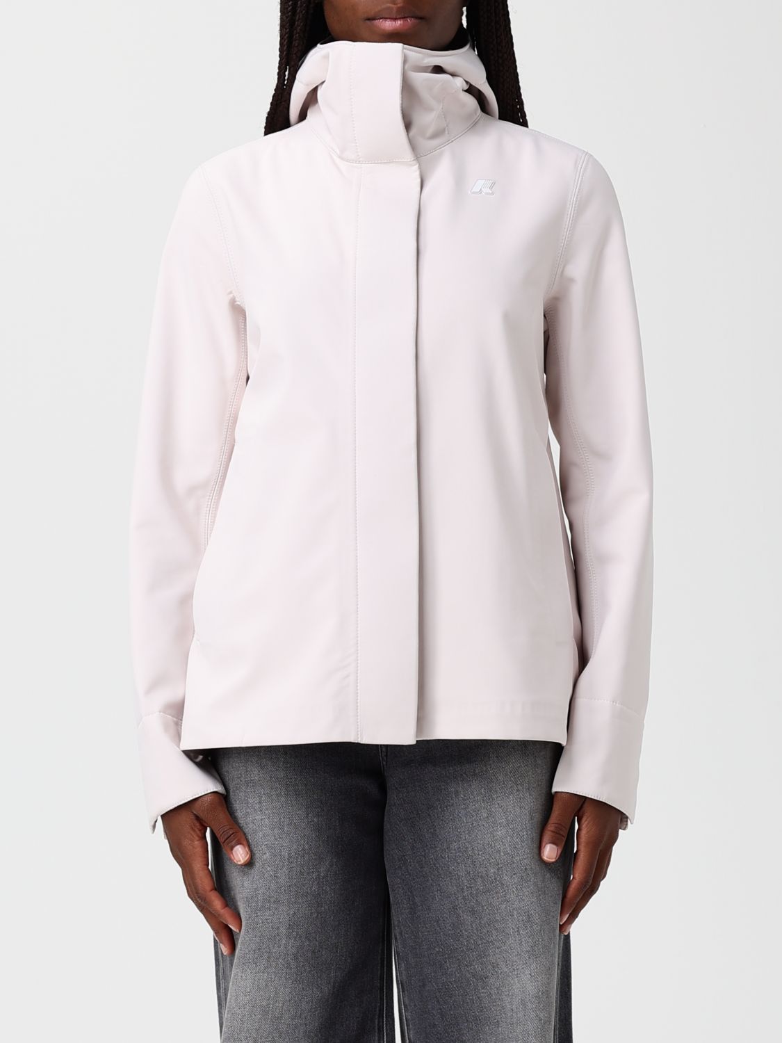 K-WAY Jacke Damen Farbe Weiß