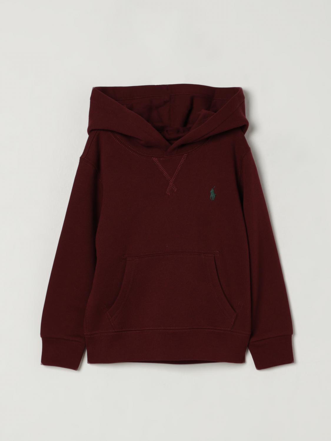 Polo Ralph Lauren Sweater Kids Color Wine In Burgundy