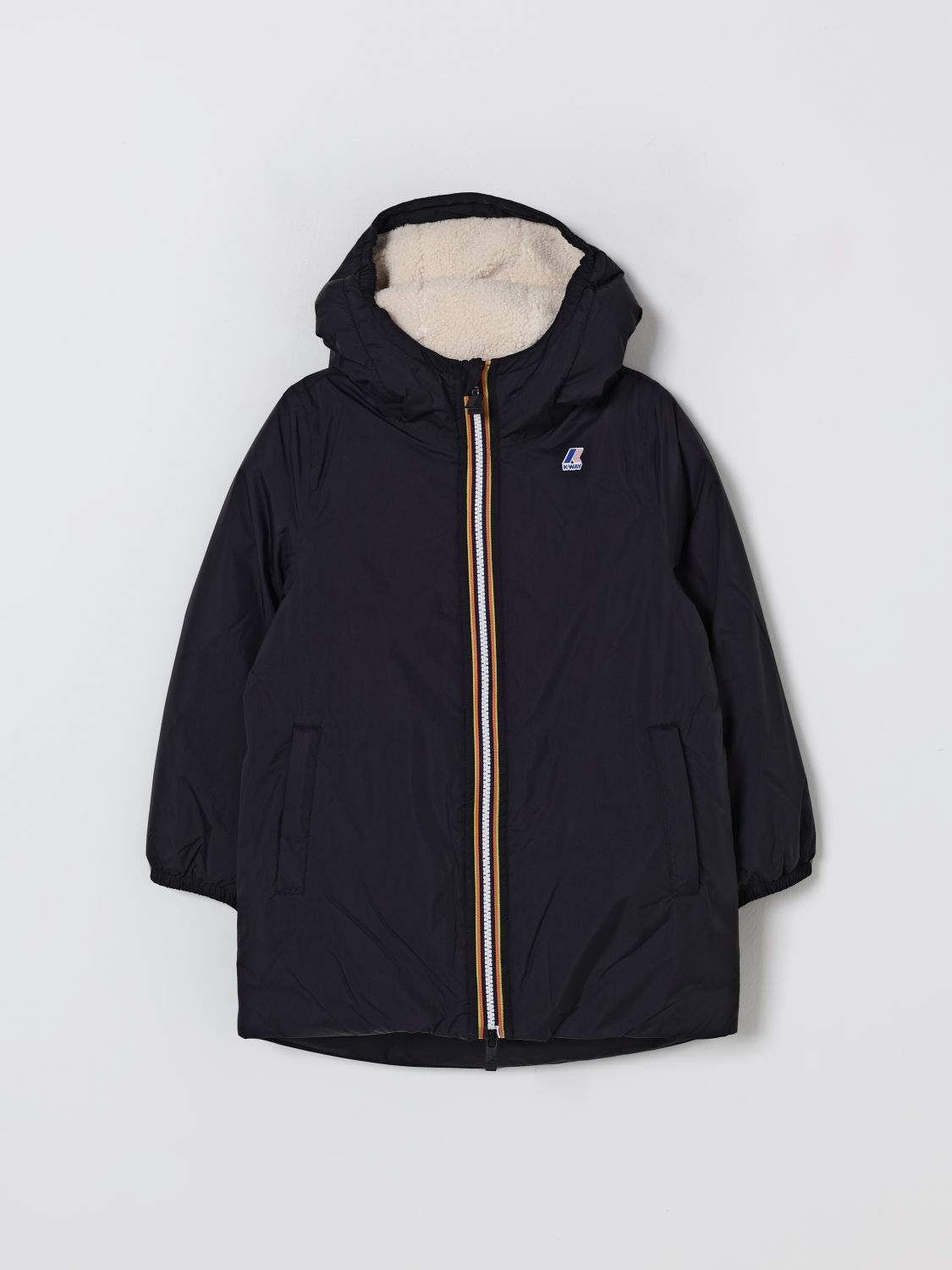 K-way Coat  Kids Color Black In Black