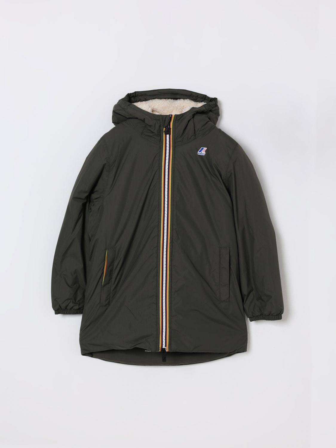 K-way Coat  Kids Color Green In Green