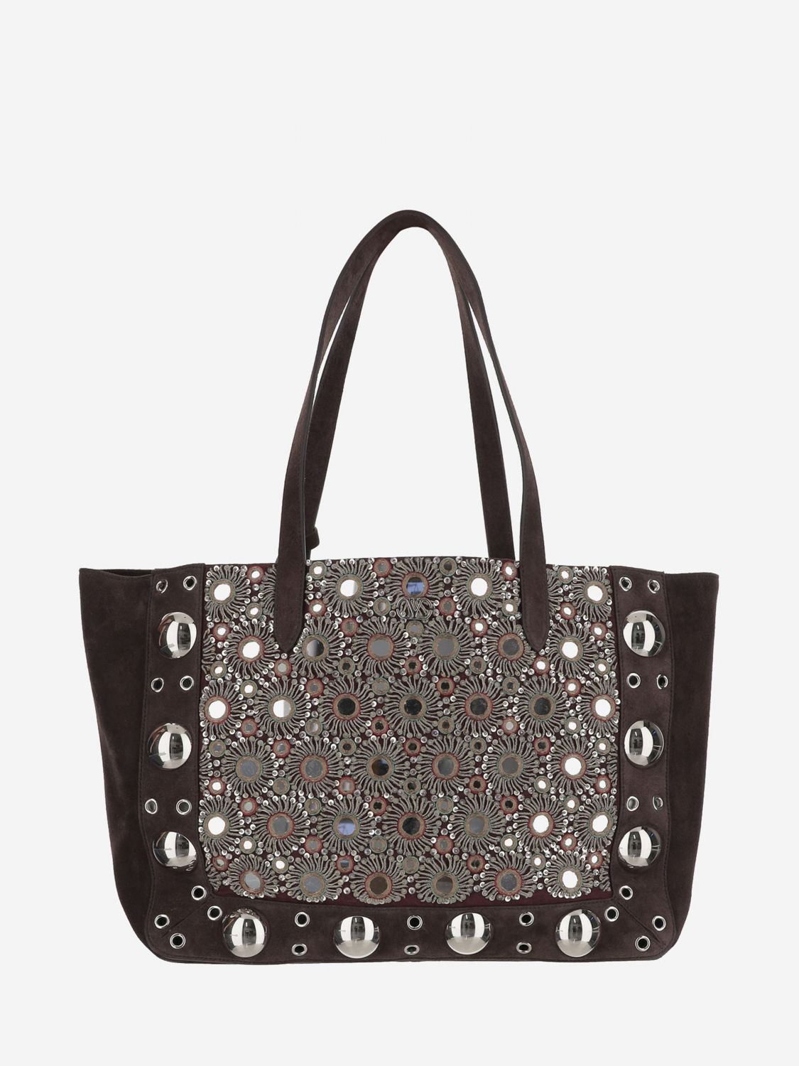 Valentino Brown Nellcote Tote In Brown