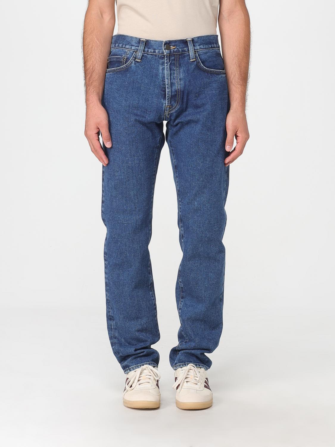 Carhartt Pants Wip Men Color Blue In Blue