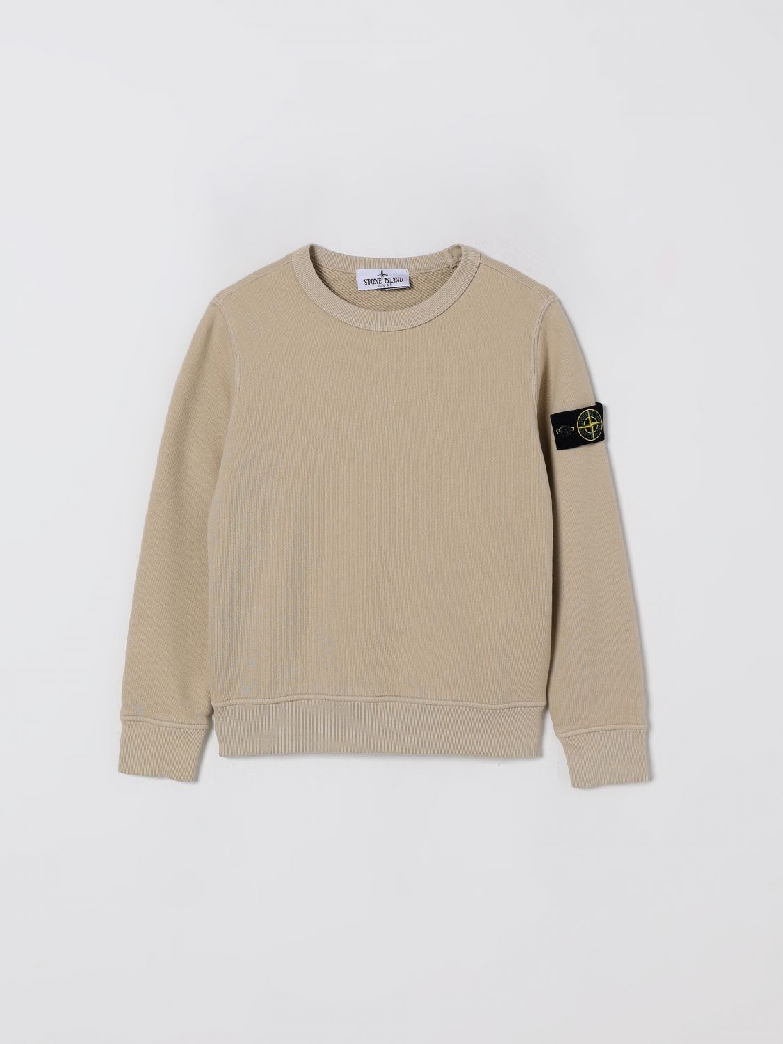 STONE ISLAND JUNIOR Pullover Kinder Farbe Beige