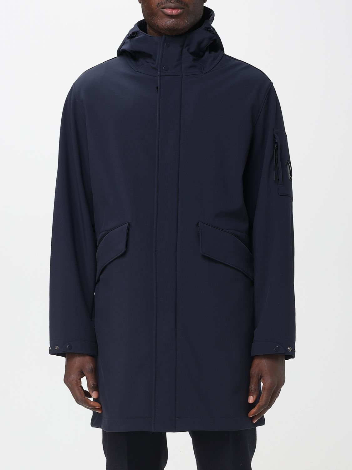 C.p. Company Coat C. P. Company Men Color Blue