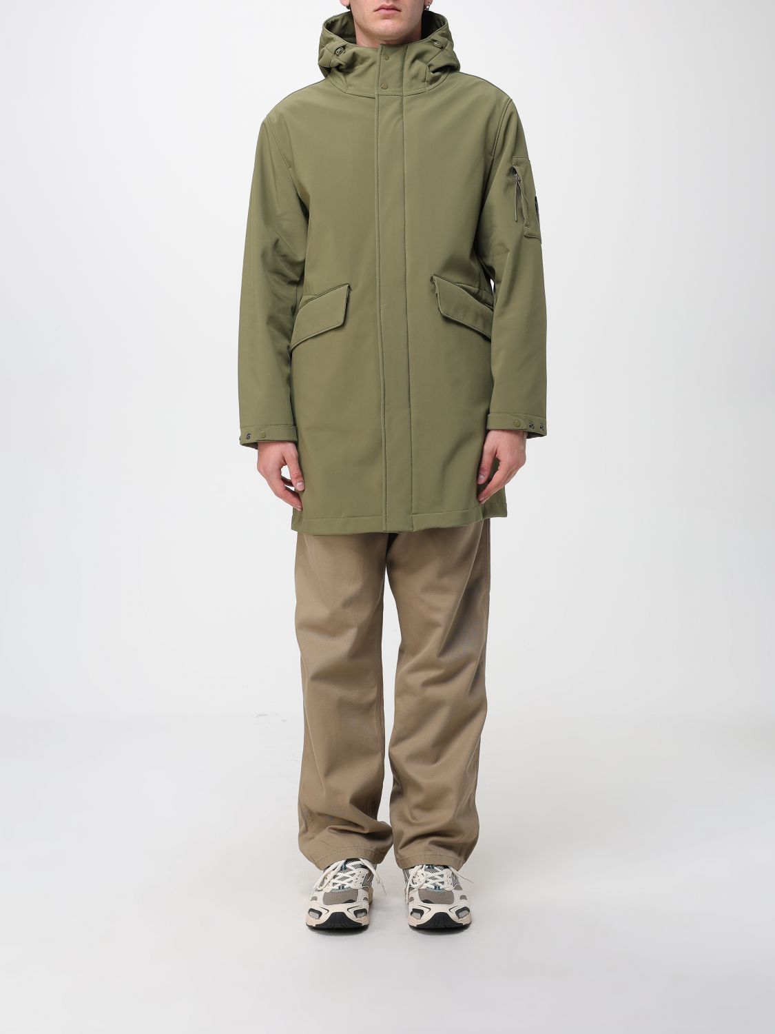 C.p. Company Coat C. P. Company Men Color Green