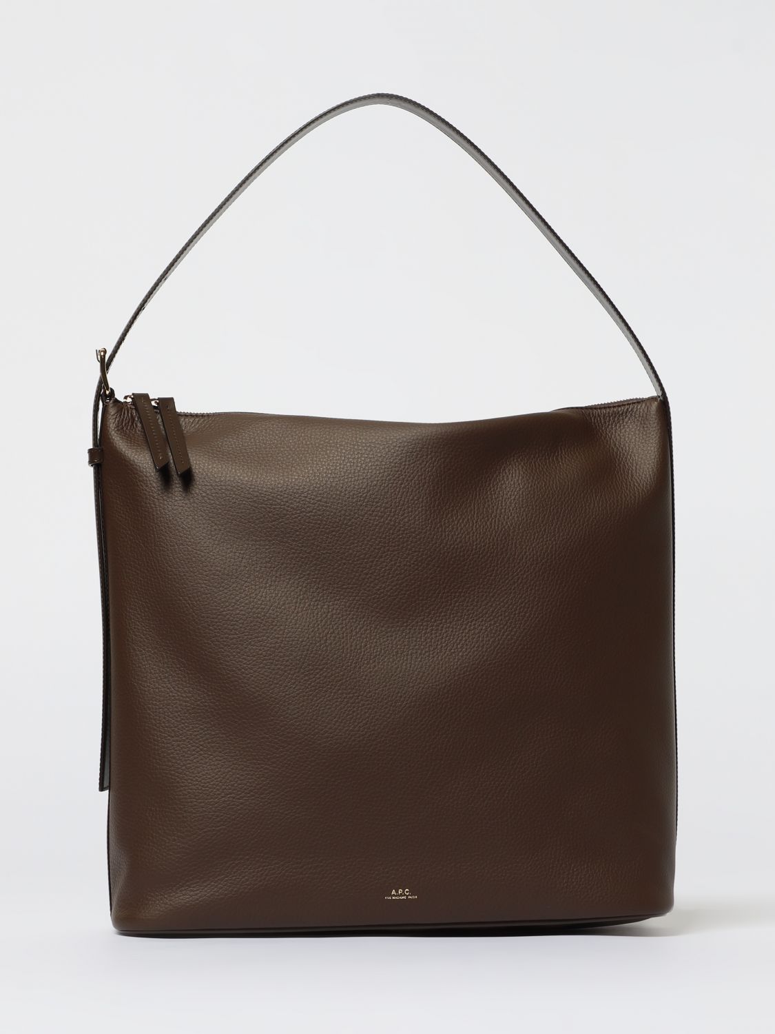 Apc Shoulder Bag A. P.c. Woman Color Brown In Gray